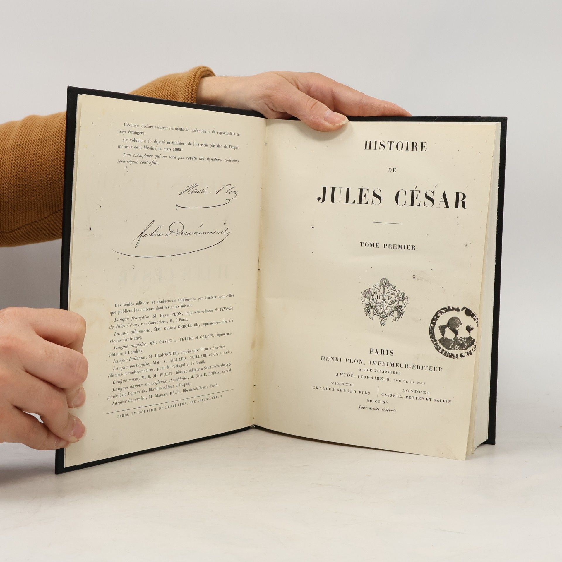 Various authors Histoire de Jules César 1