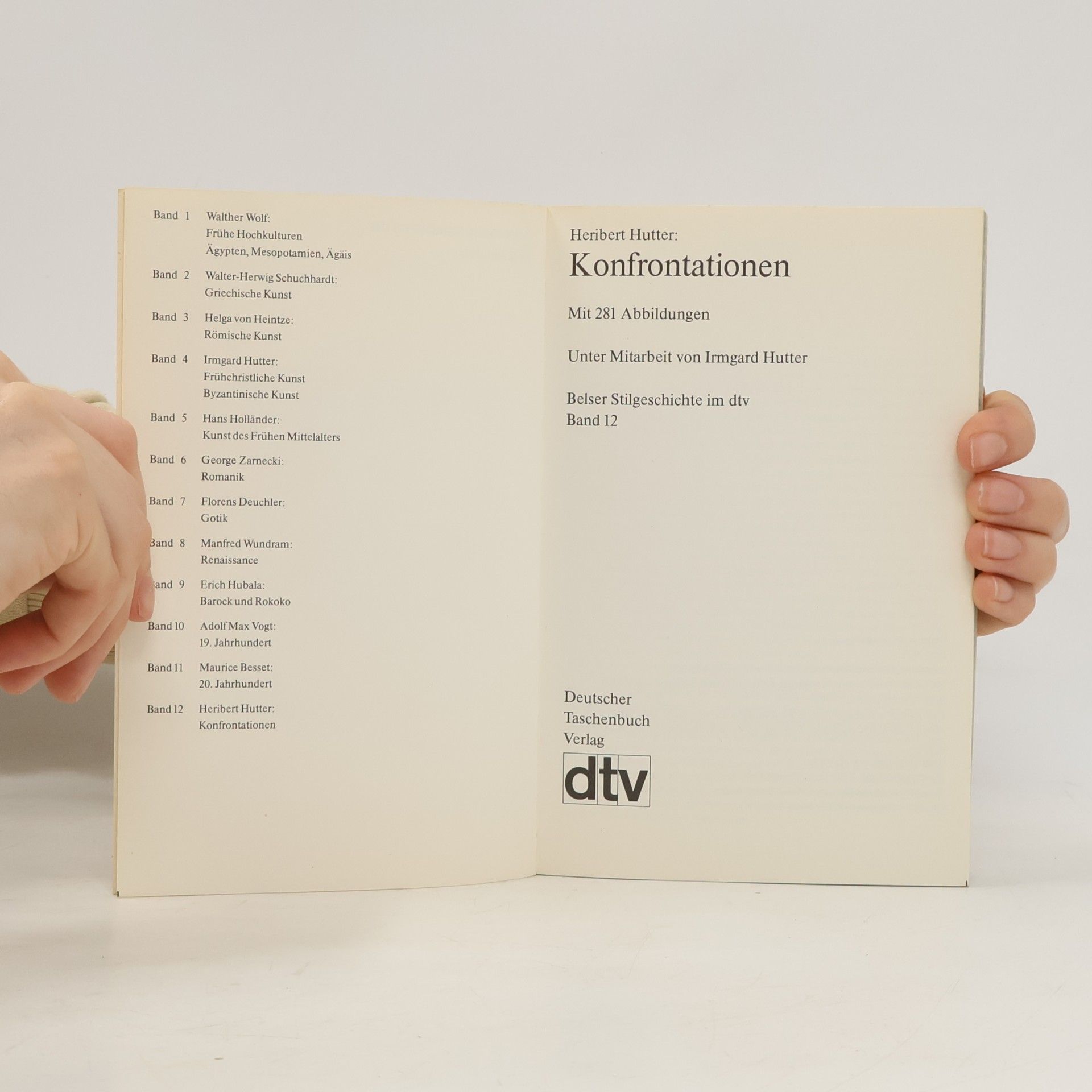 Heribert Hutter Belser Stilgeschichte 1.-12.