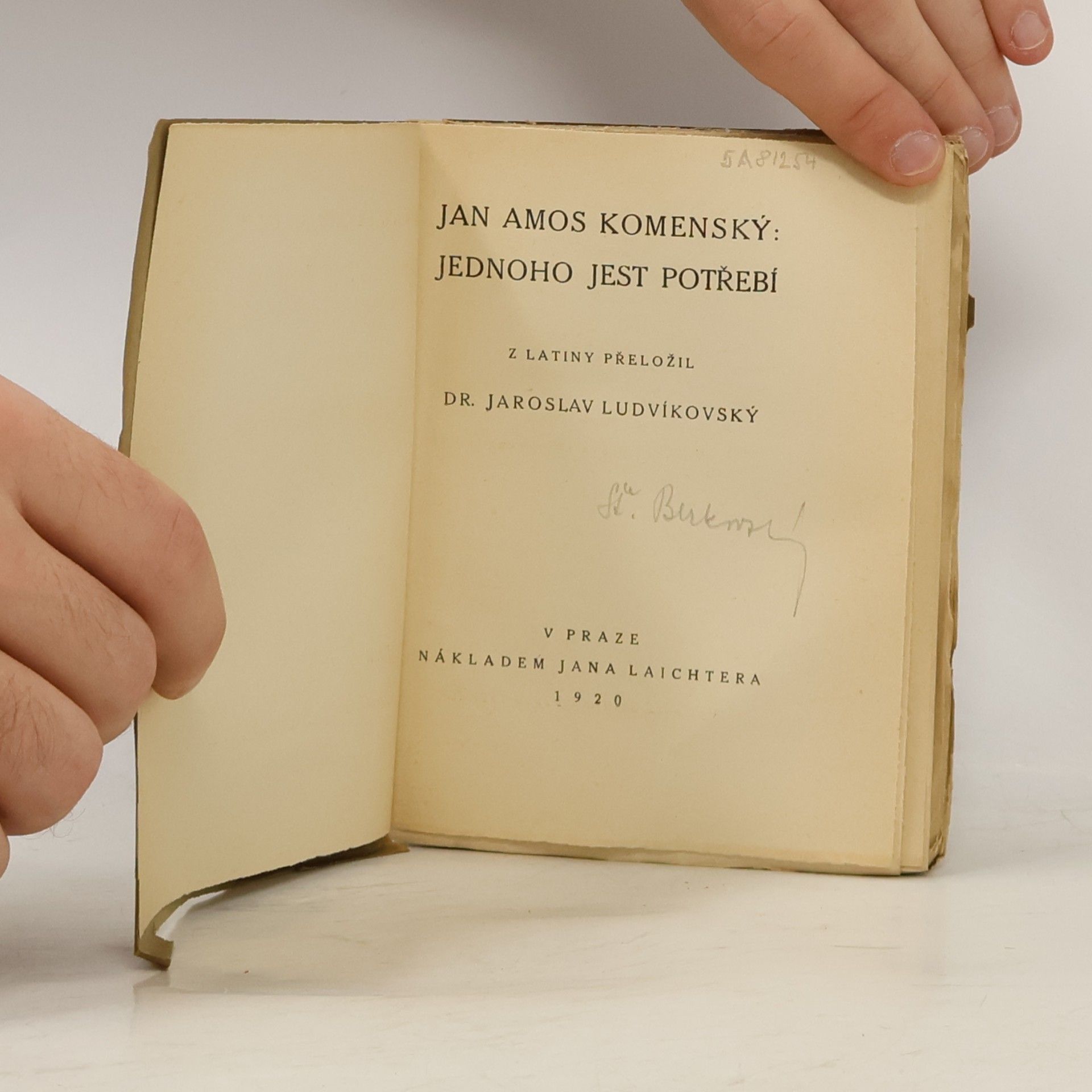 Johann Amos Comenius Jednoho jest potřebí