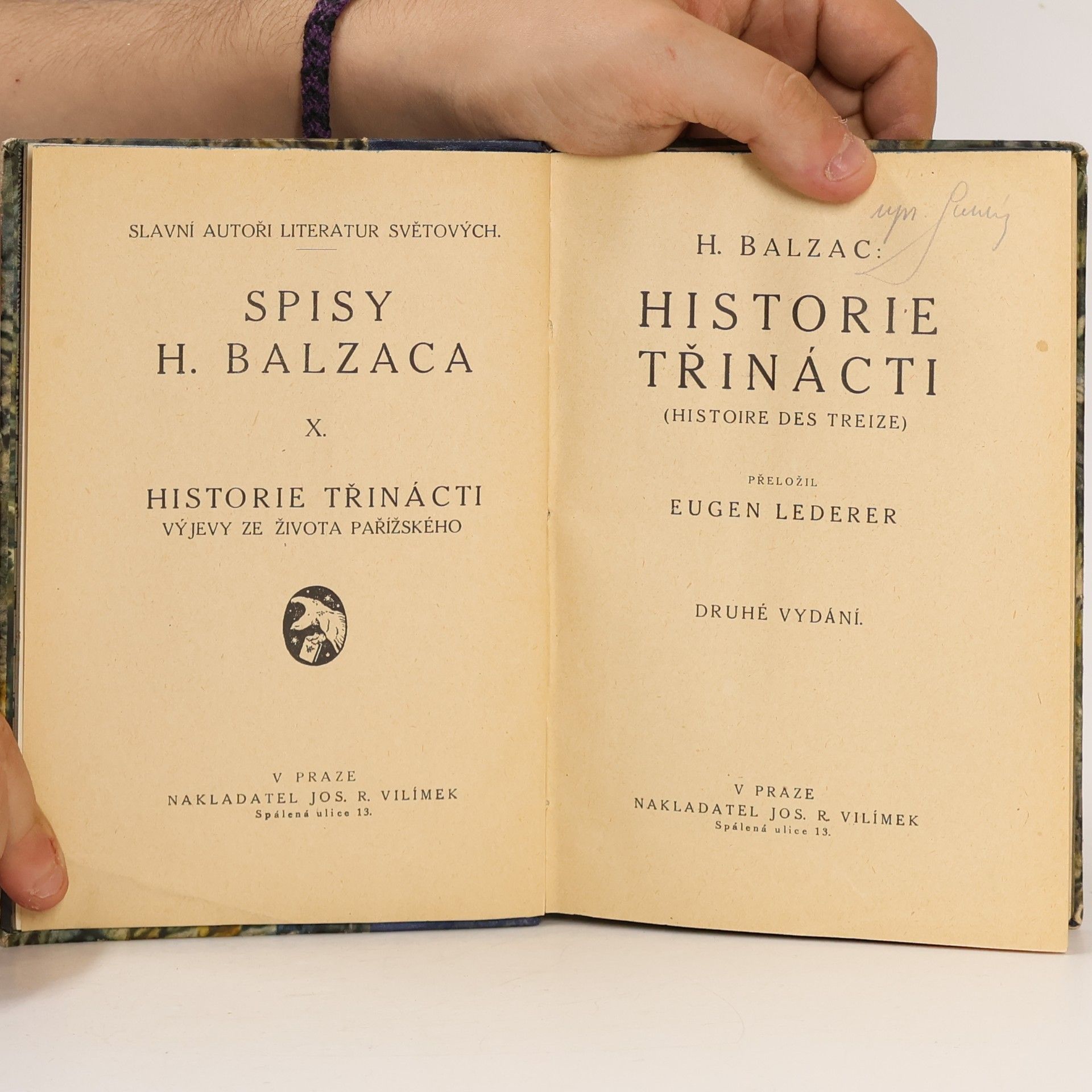 Honoré de Balzac Historie třinácti