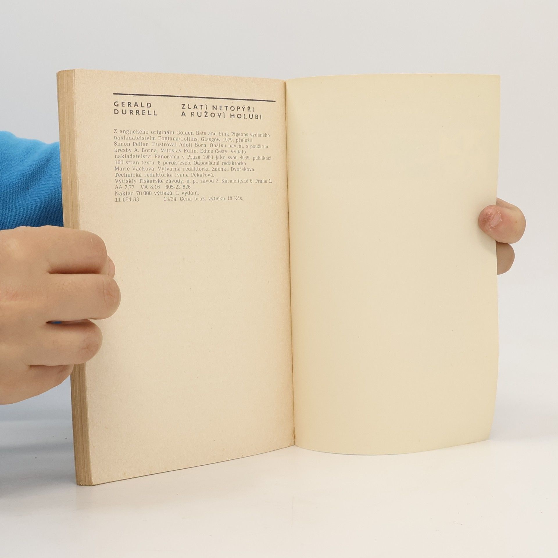 Gerald Durrell Zlatí netopýři a růžoví holubi