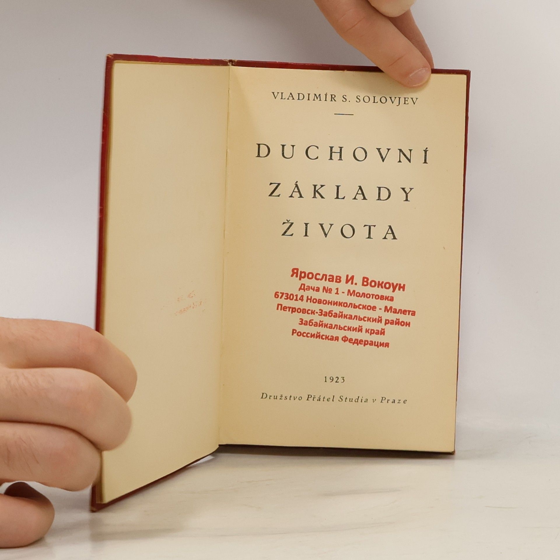 V. Solovjev Duchovní základy