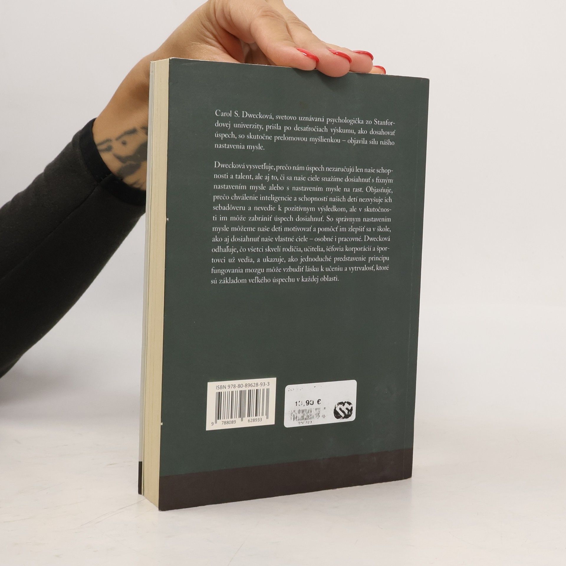 Carol S. Dweck Nastavenie mysle – Nová psychológia úspechu