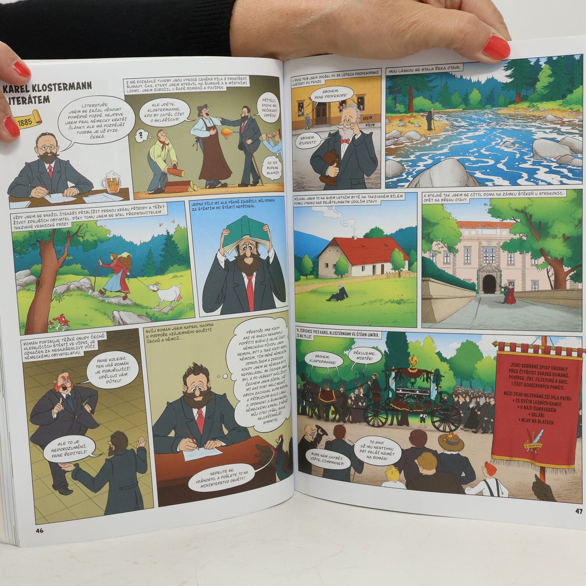 Radek Drahný Příběhy ze Šumavy v komiksech