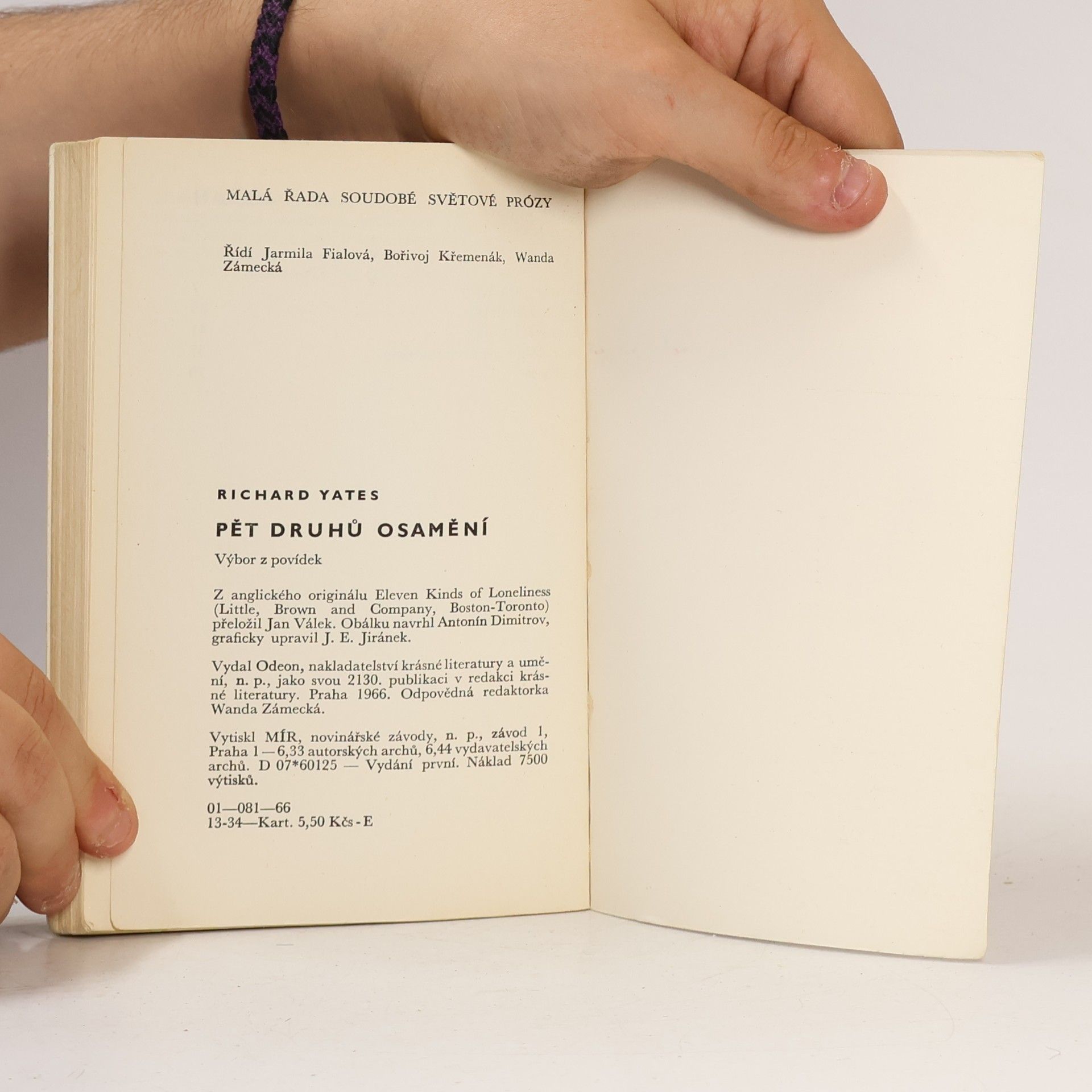Richard Yates Pět druhů osamění