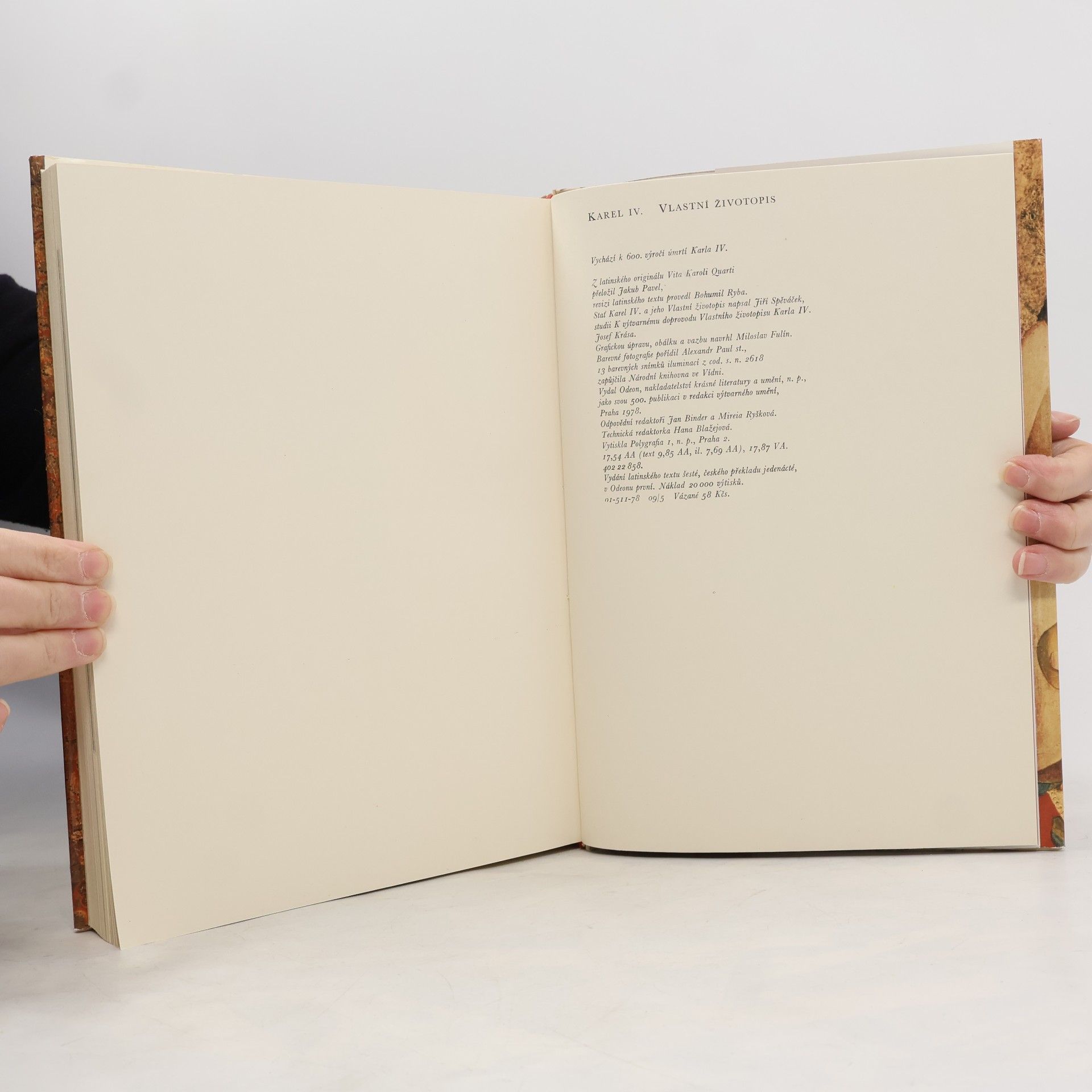Autores varios Karel IV. Vlastní životopis