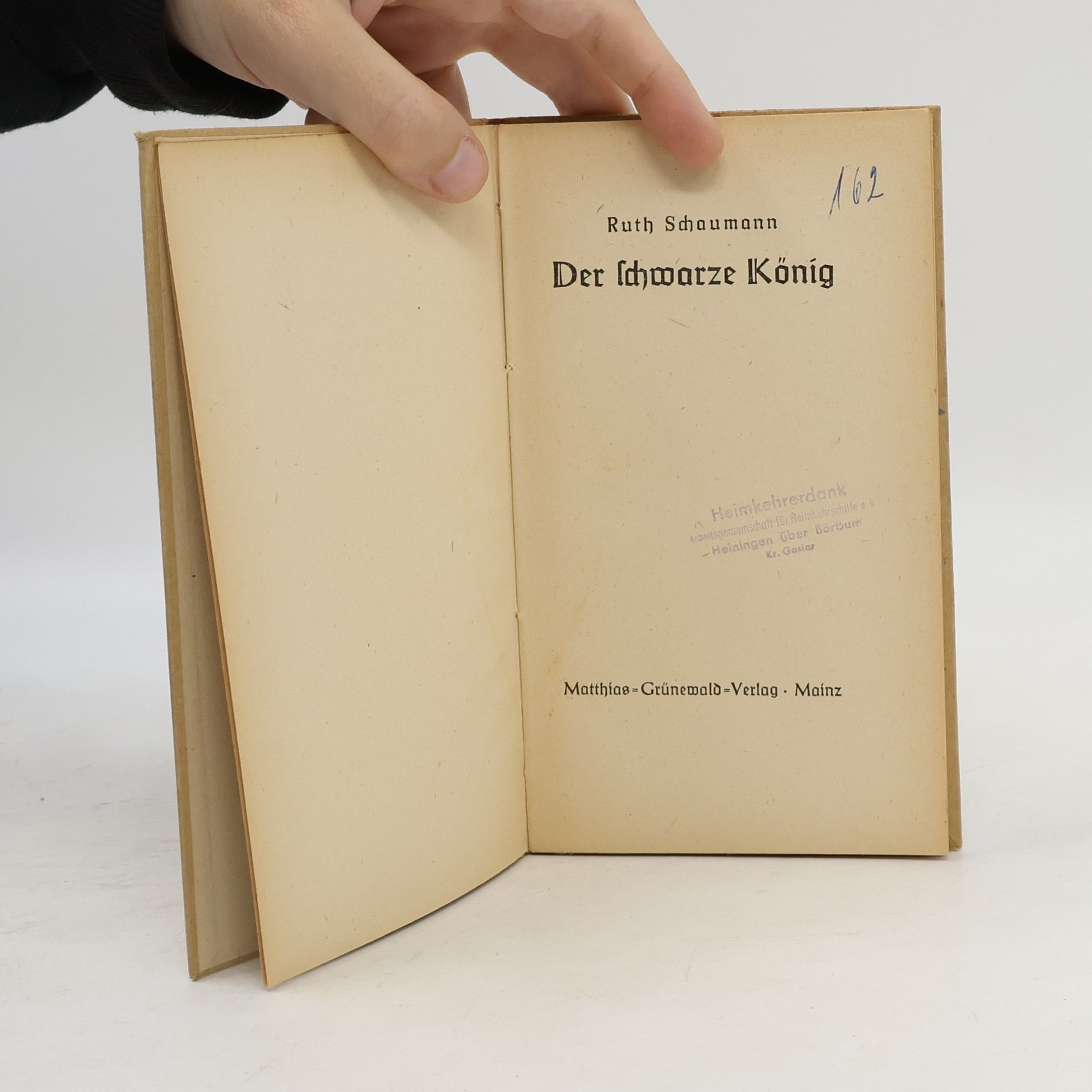 Ruth Schaumann Der schwarze König
