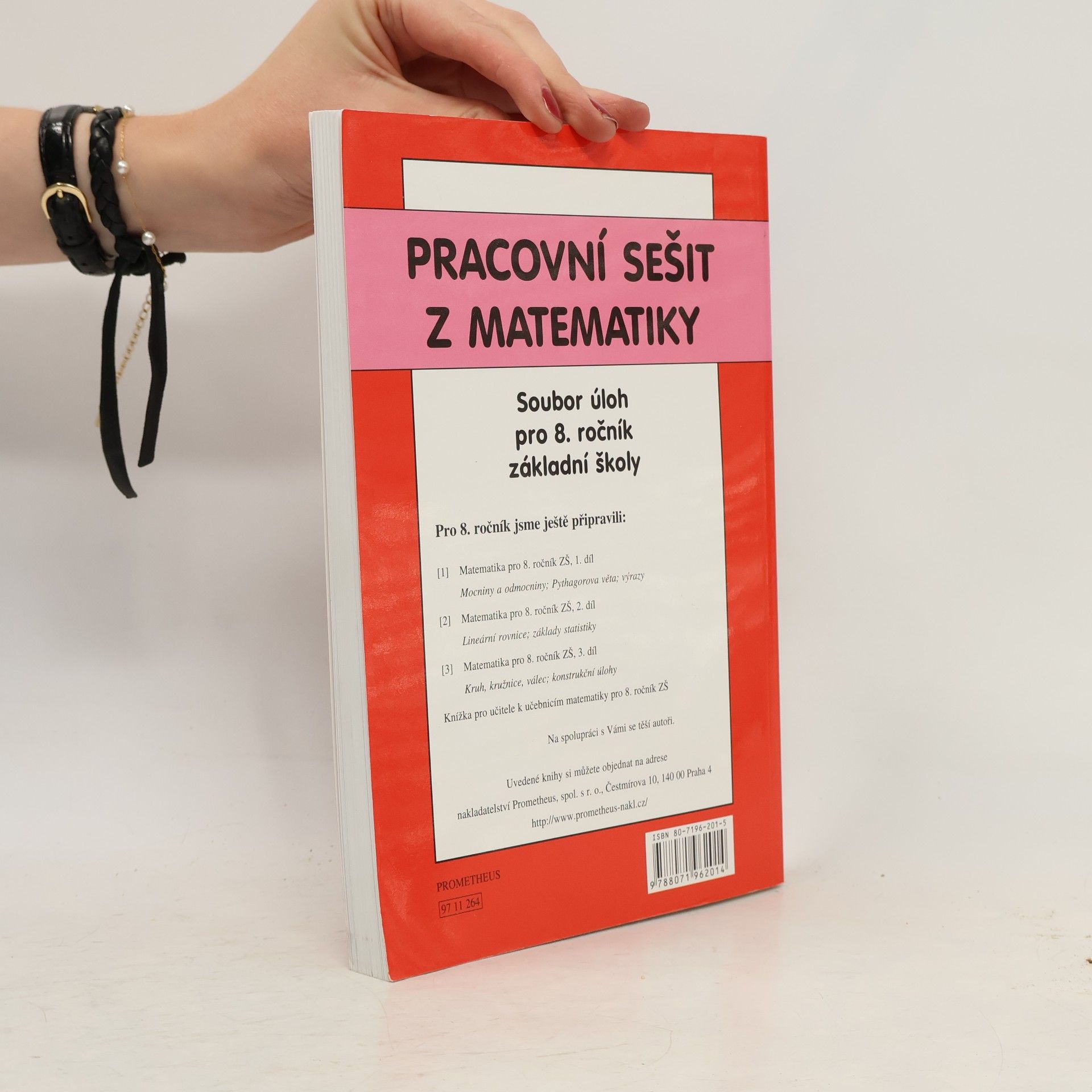 Oldřich Odvárko Pracovní sešit z matematiky: Soubor úloh pro 8. ročník základní školy