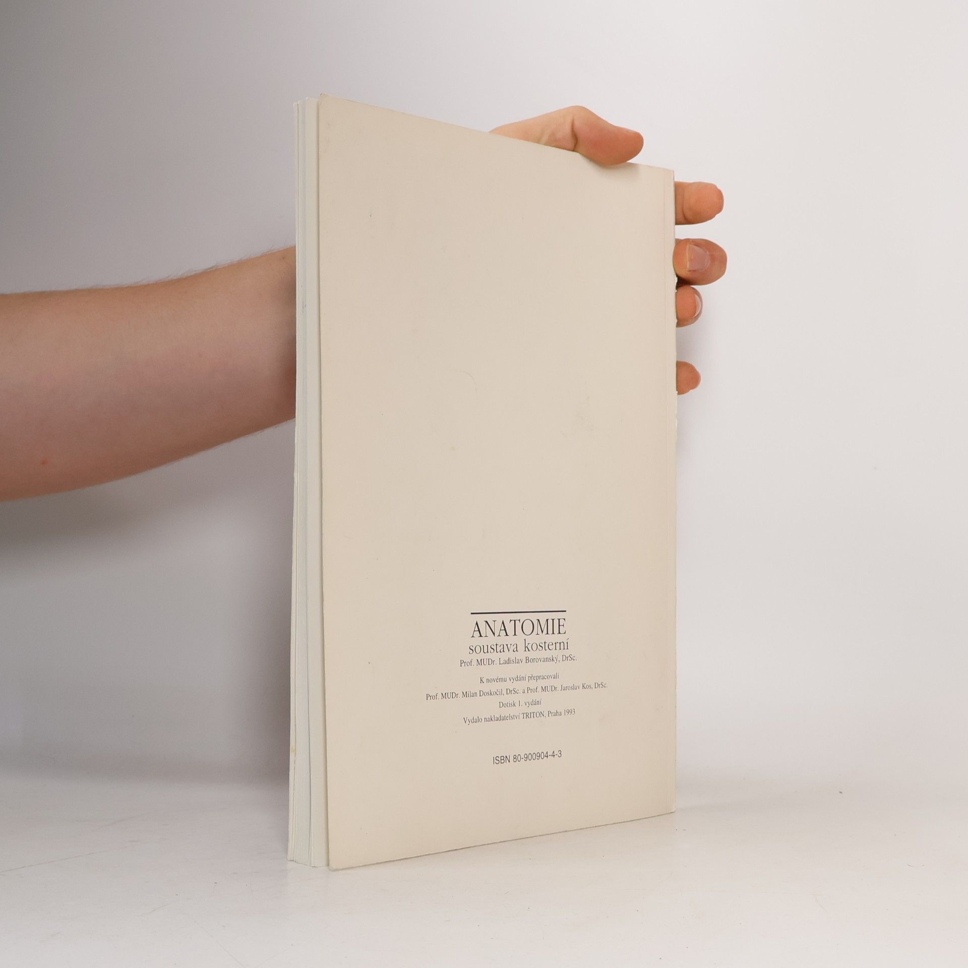 Ladislav Borovanský Anatomie - soustava kosterní