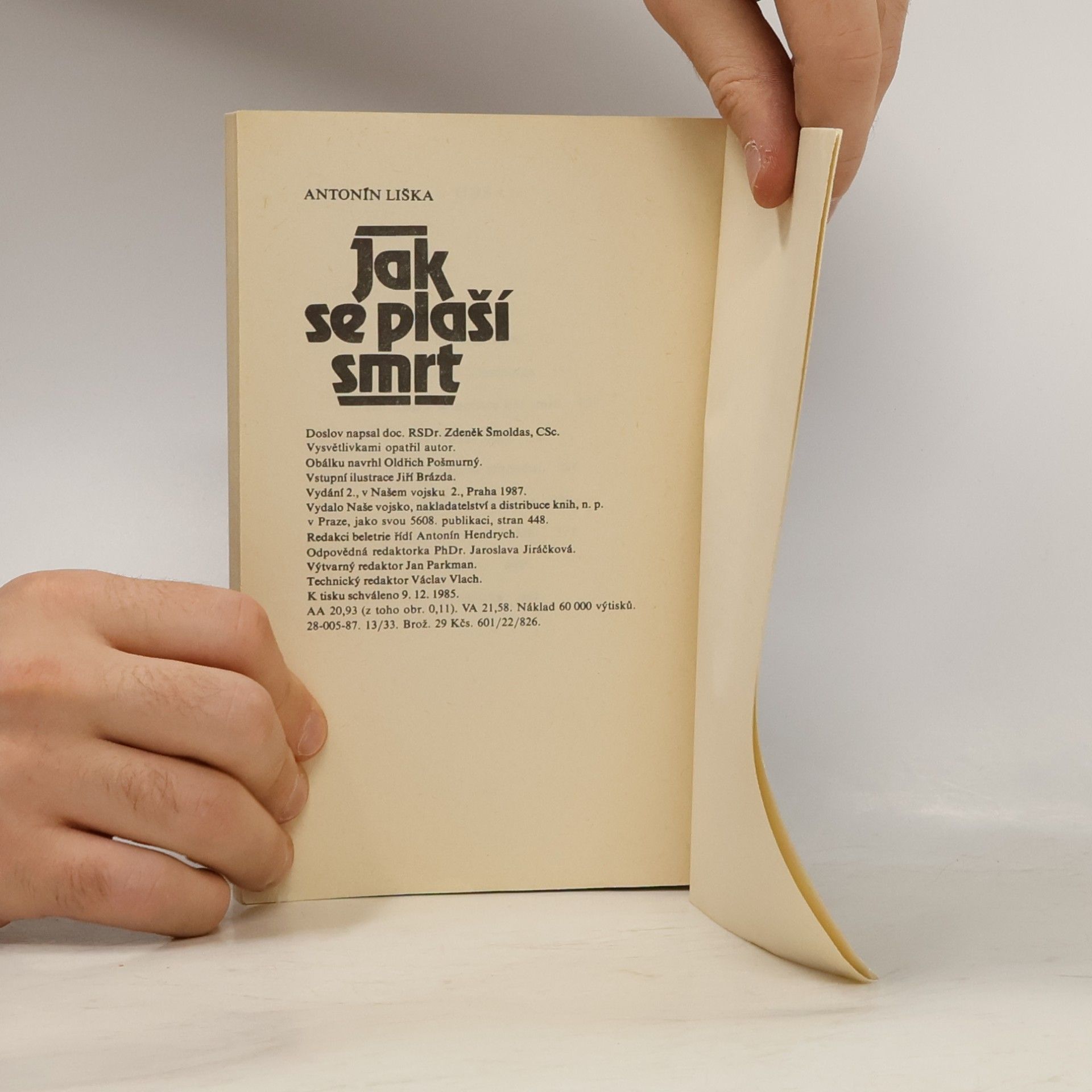 Antonín Liška Jak se plaší smrt