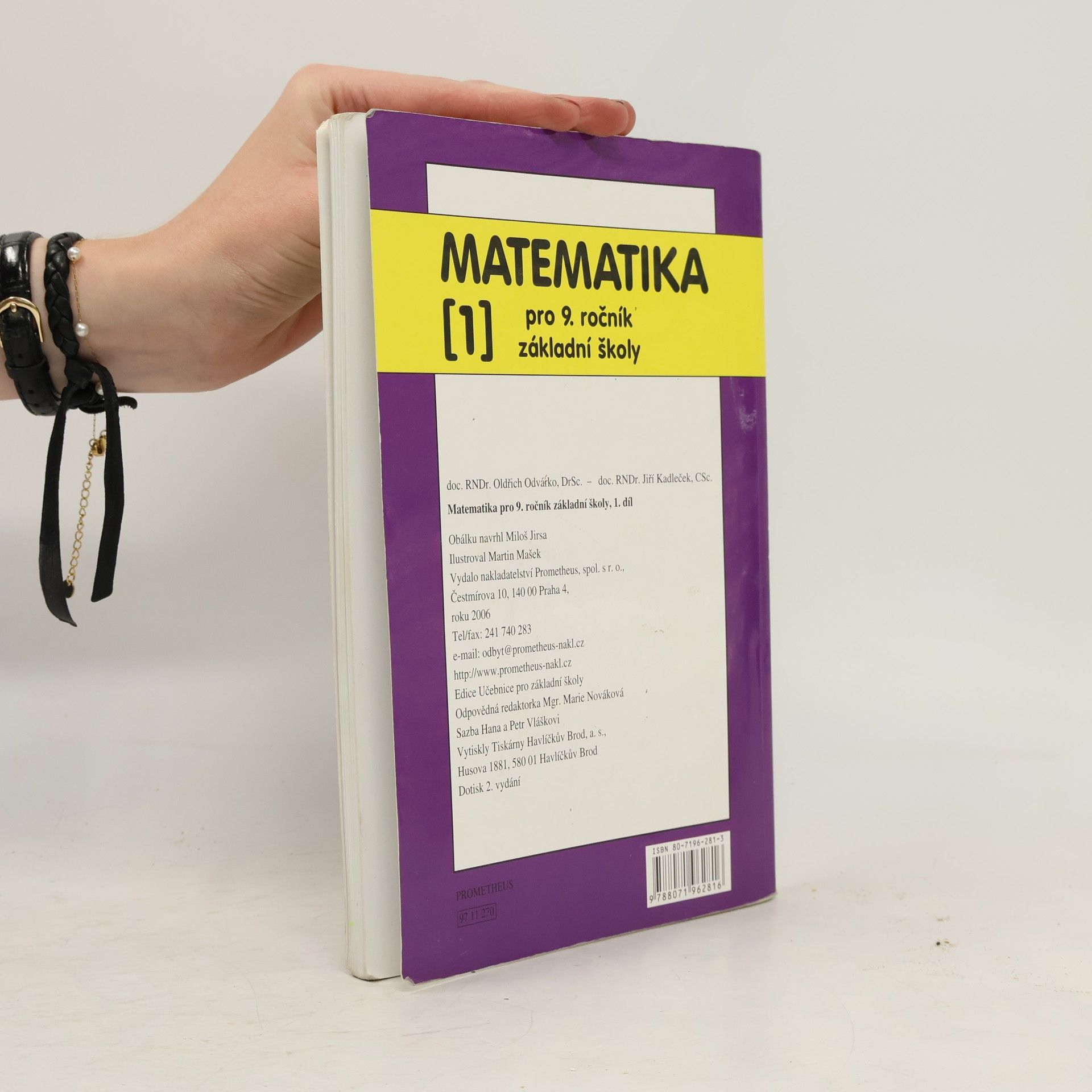 Oldřich Odvárko Matematika pro 9. ročník základní školy 1. Lomené výrazy, rovnice, soustavy rovnic