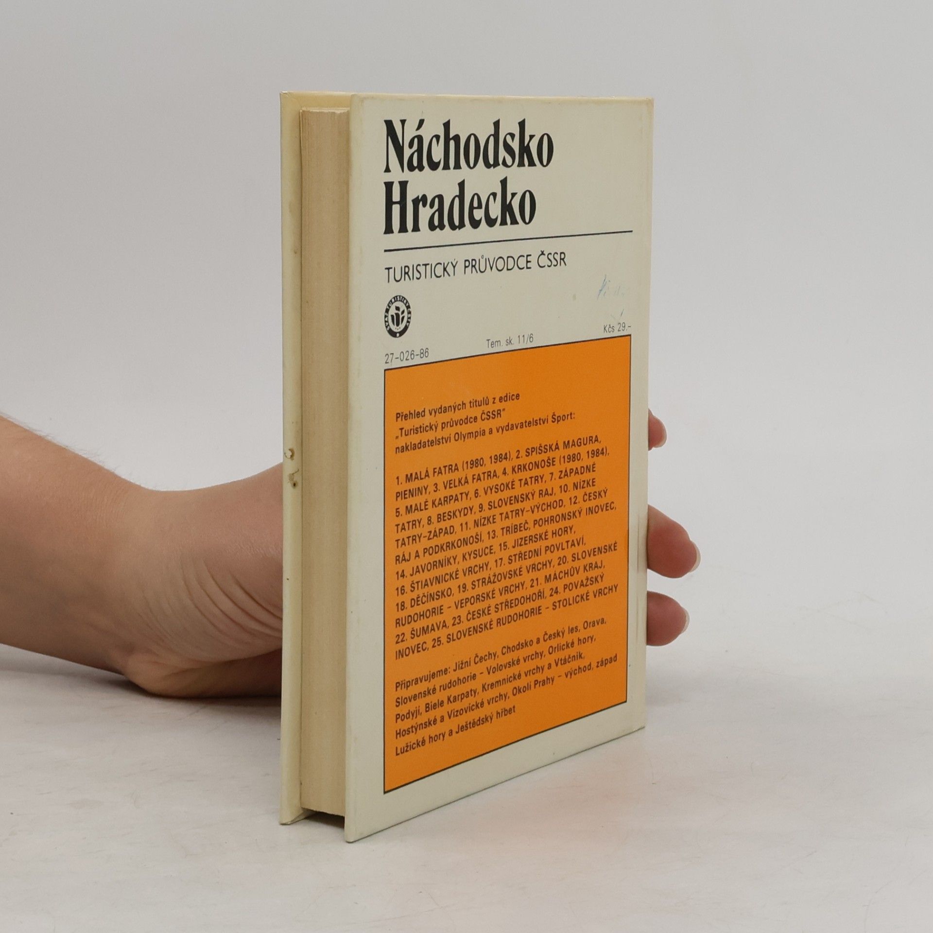 Various authors Turistický průvodce ČSSR. Náchodsko a Hradecko