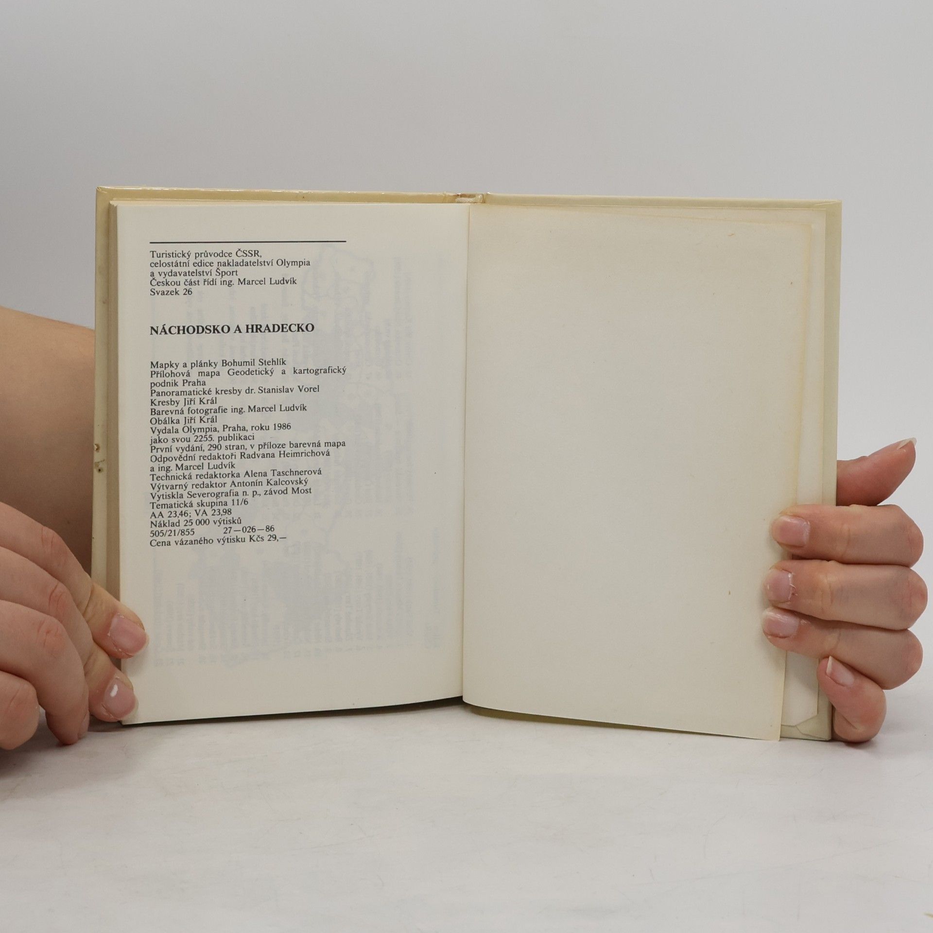 Various authors Turistický průvodce ČSSR. Náchodsko a Hradecko