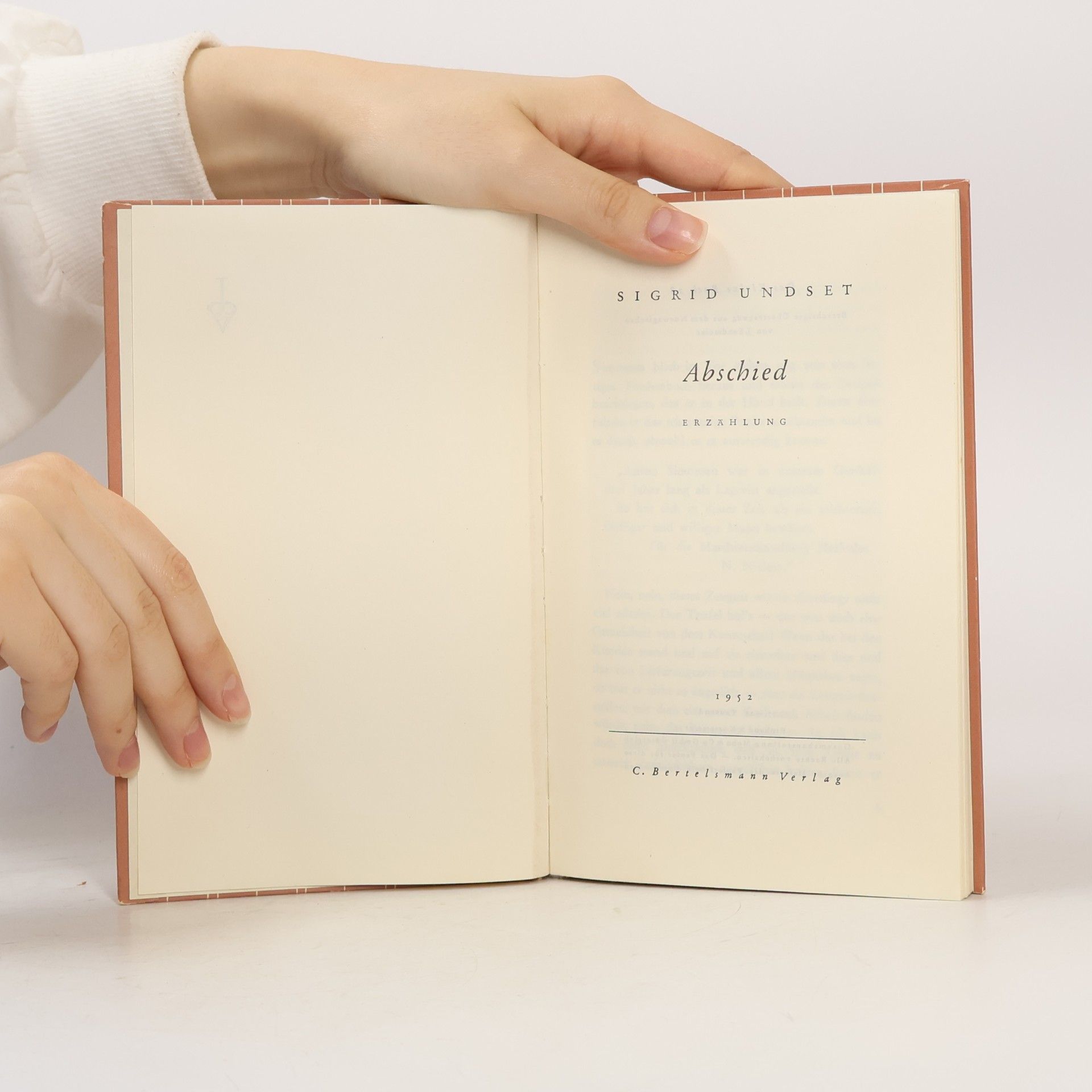 Sigrid Undset Abschied