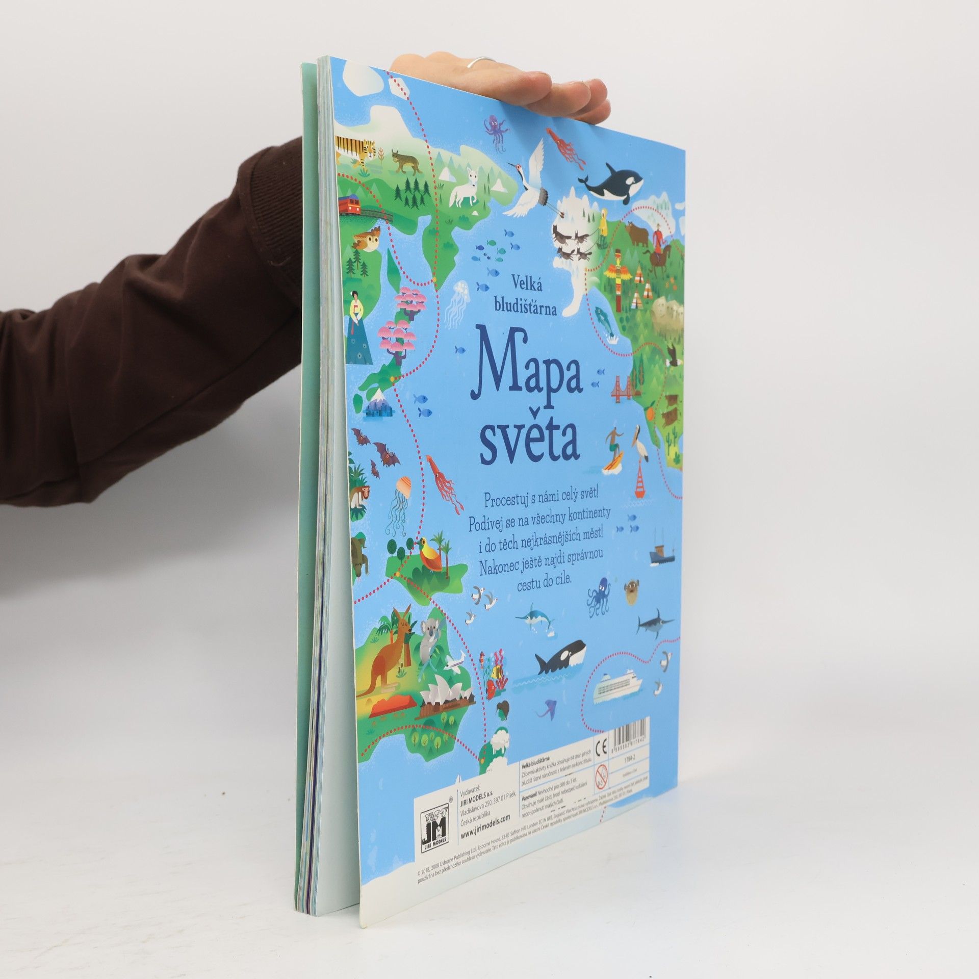 Kolektiv autorů Velká bludišťárna. Mapa světa
