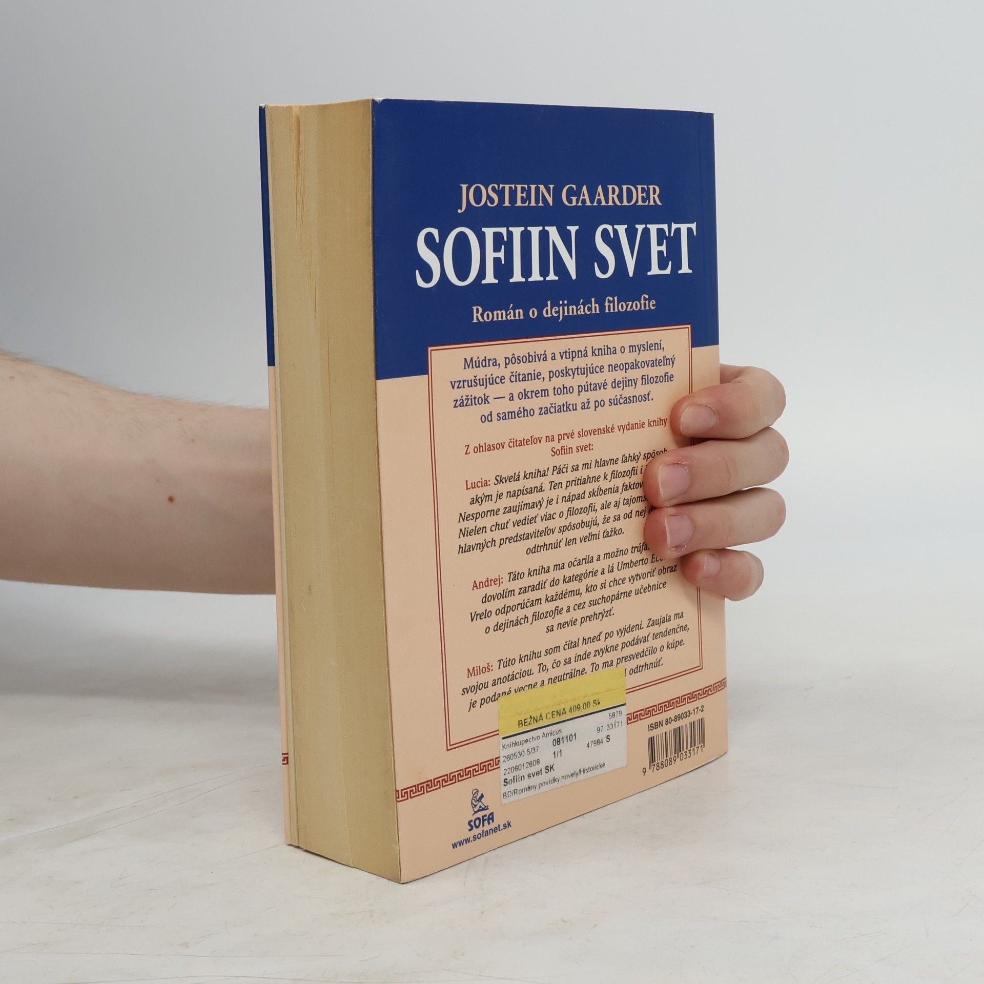 Jostein Gaarder Sofiin svet