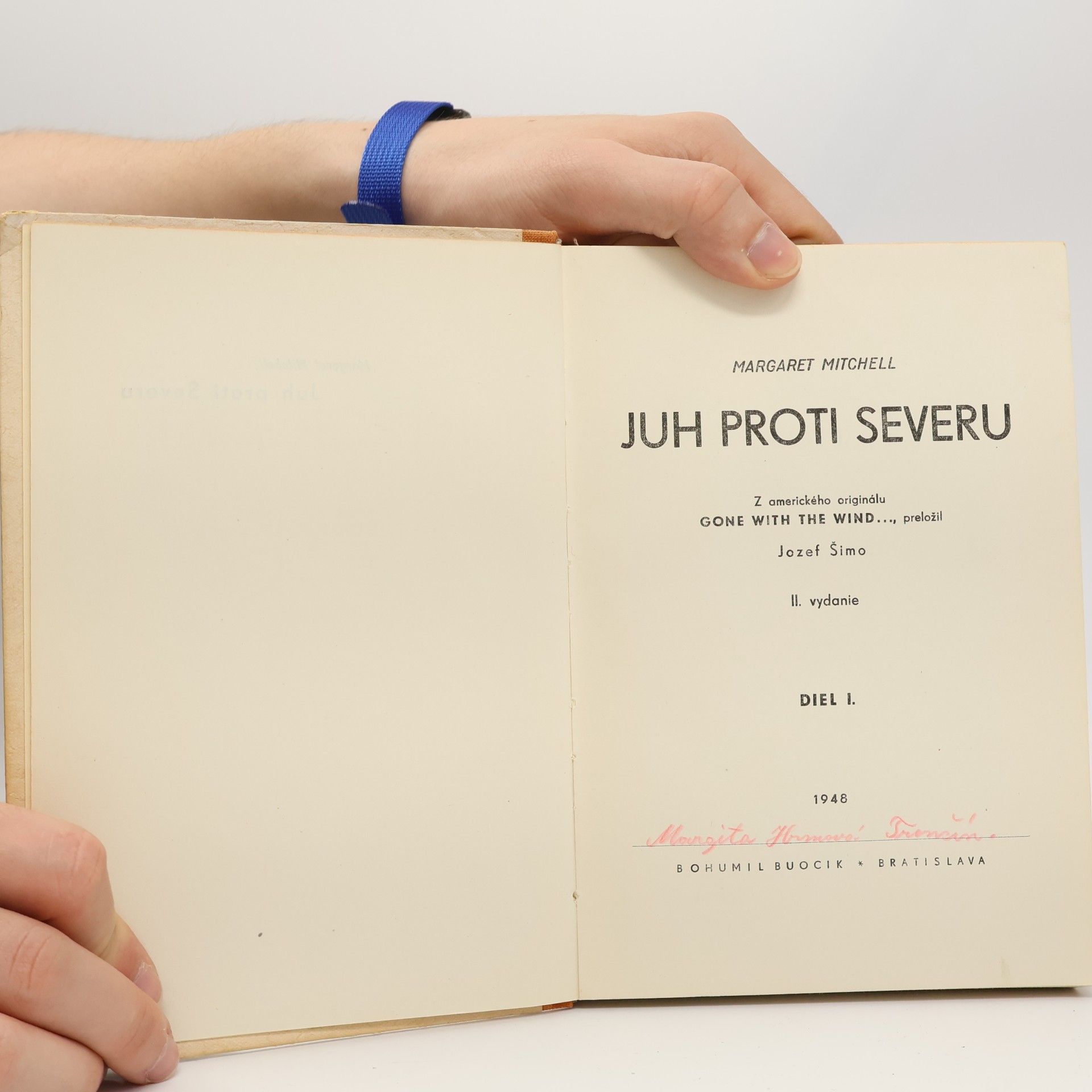 Margaret Mitchell Juh proti Severu. Diel I