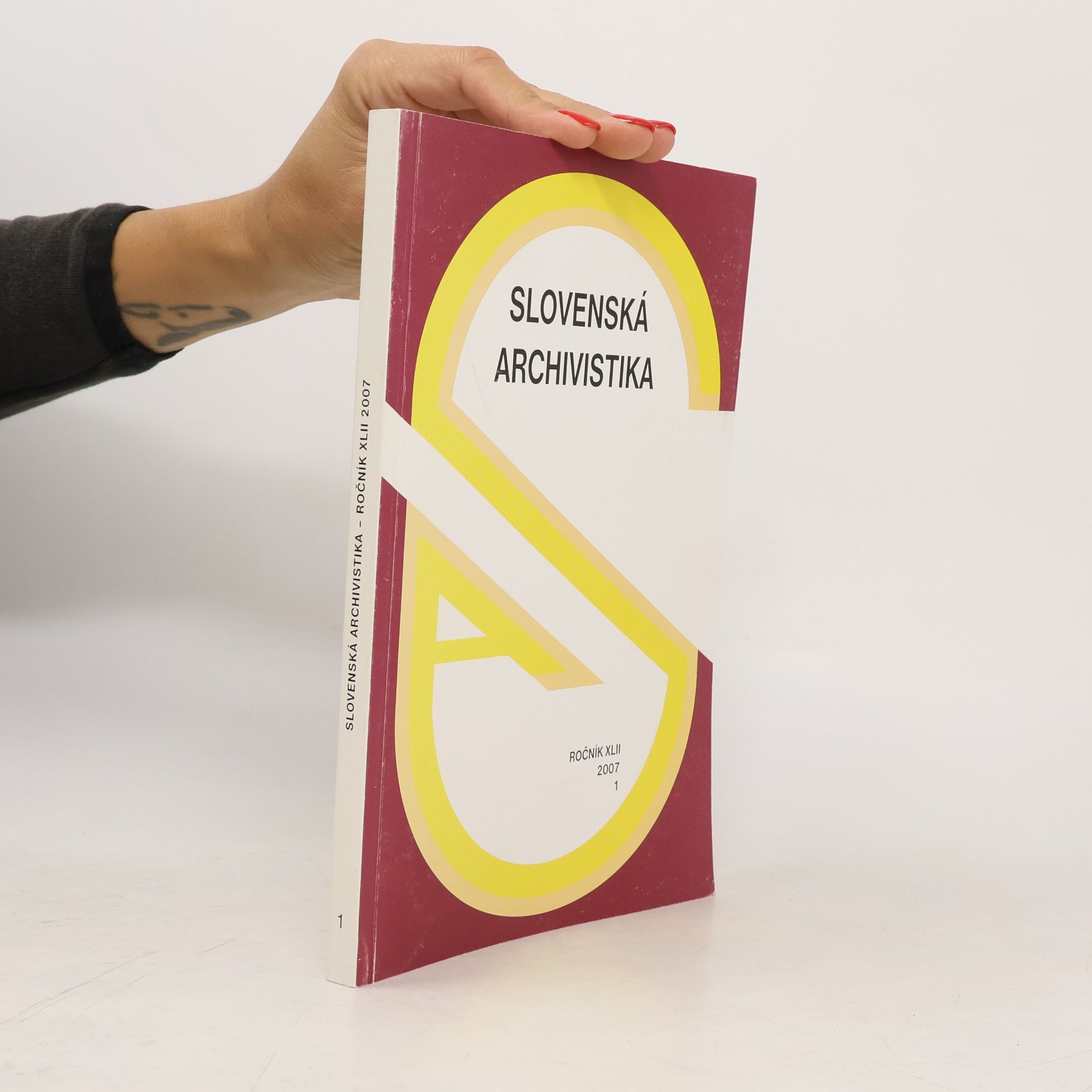 Kolektiv autorů Slovenská archivistika 1/2007