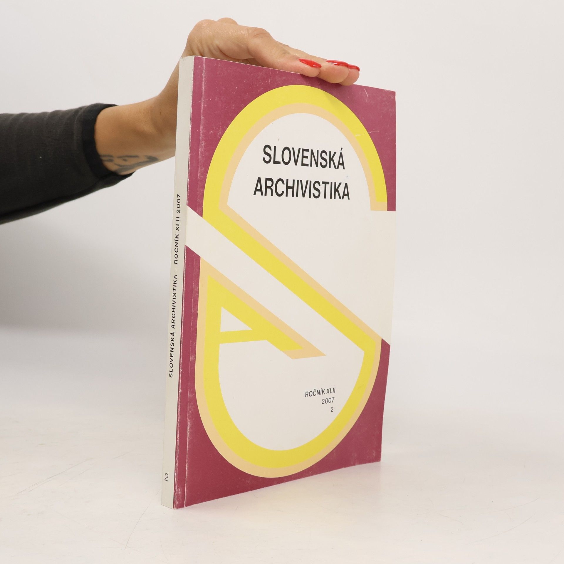 kolektiv Slovenská archivistika - ročník XLII 2007/2