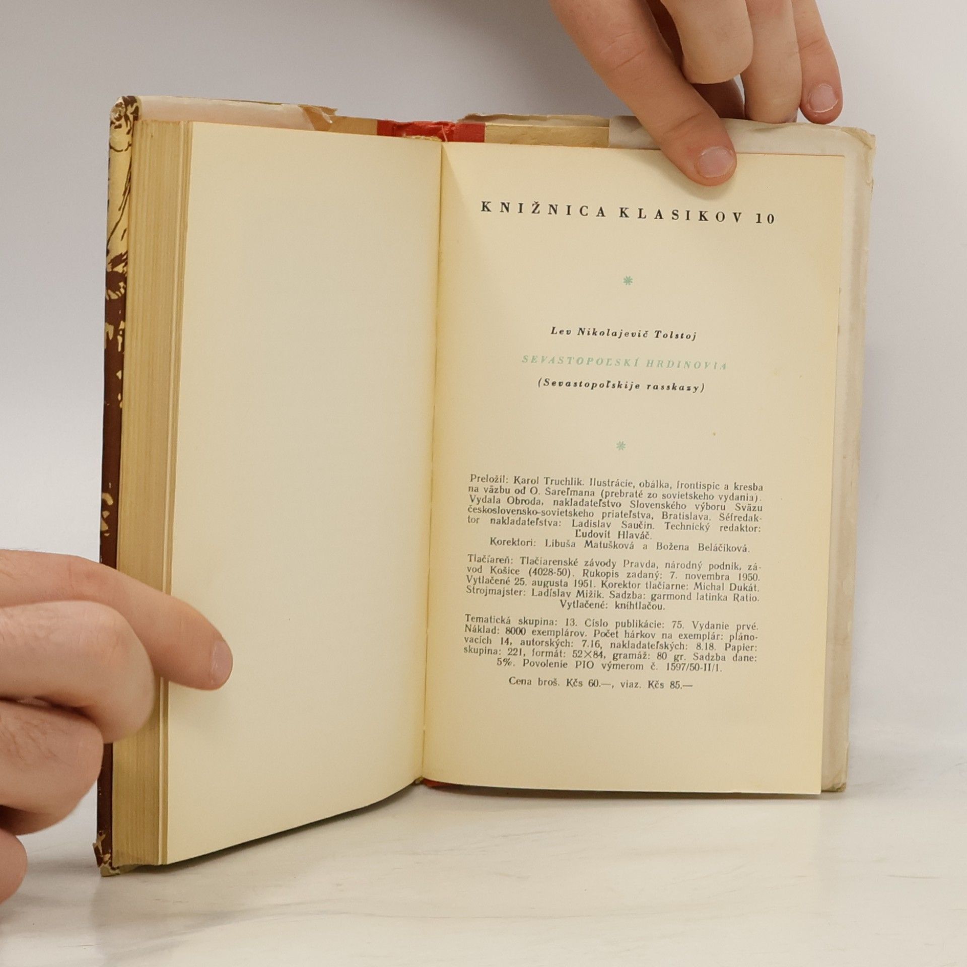 Lew Nikolajewitsch Tolstoi Sevastopoľskí hrdinovia