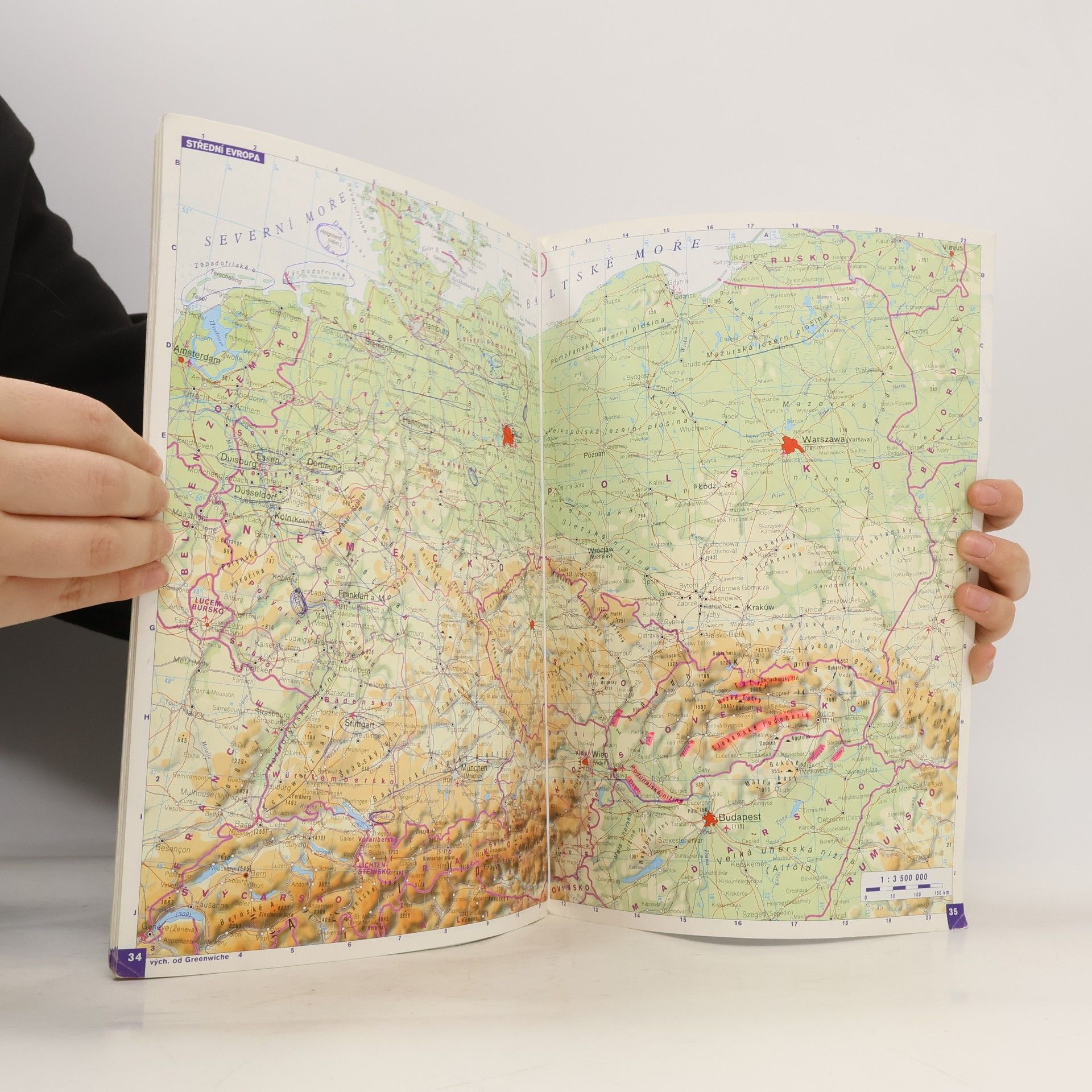Pavel Šára Školní atlas Evropy