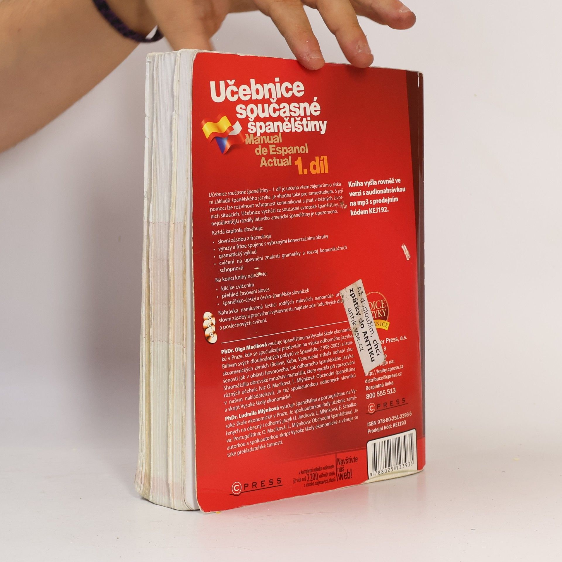 Olga Macíková Učebnice současné španělštiny = Manual de español actual 1. díl
