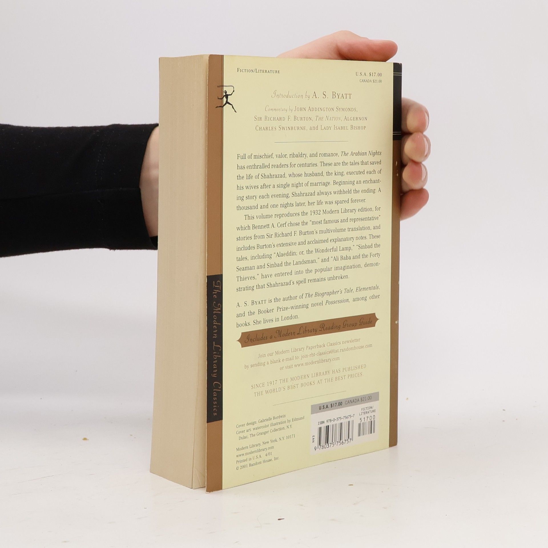 A. S. Byatt The Modern Library Classics: The Arabian Nights