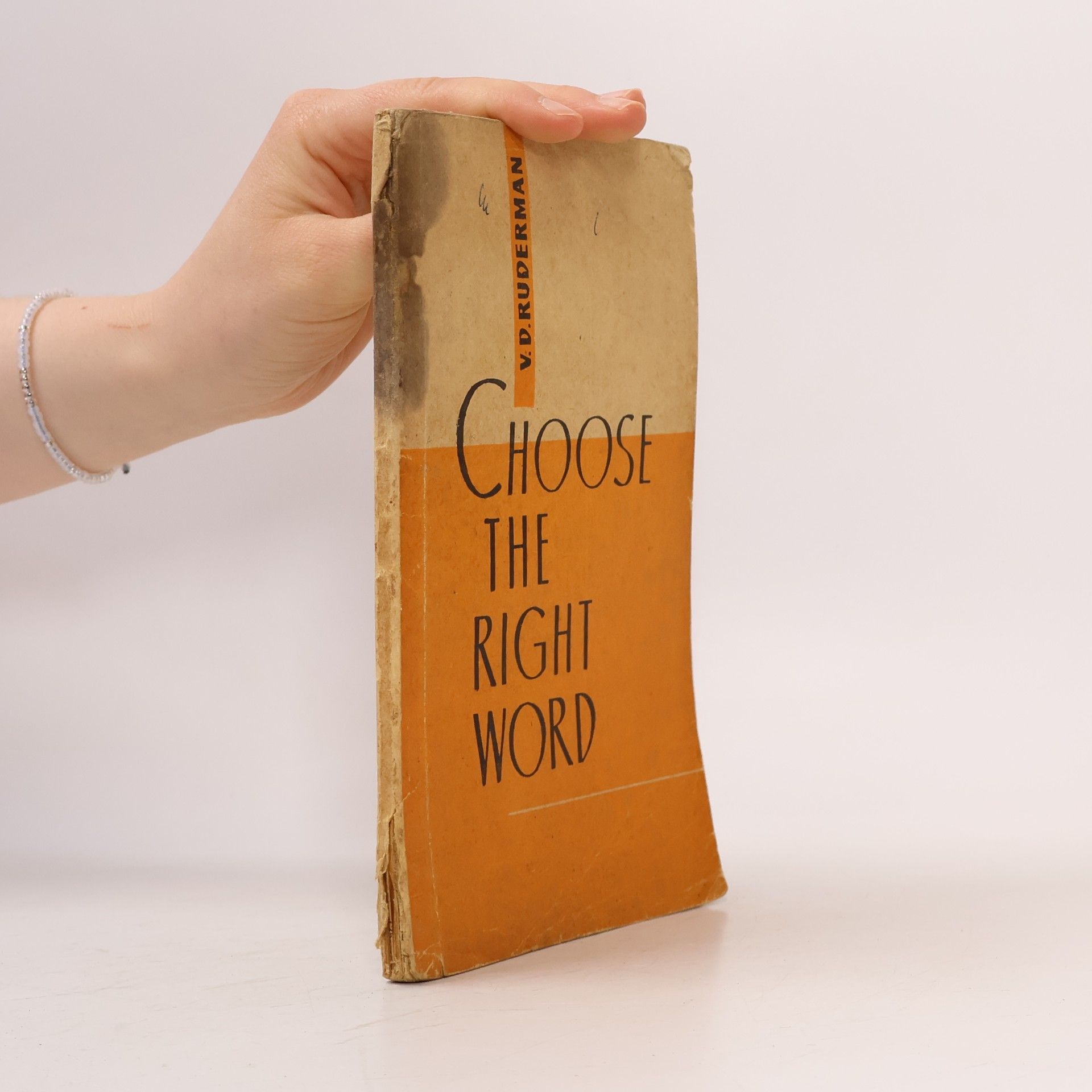Vera Davidovna Ruderman Choose the Right Word