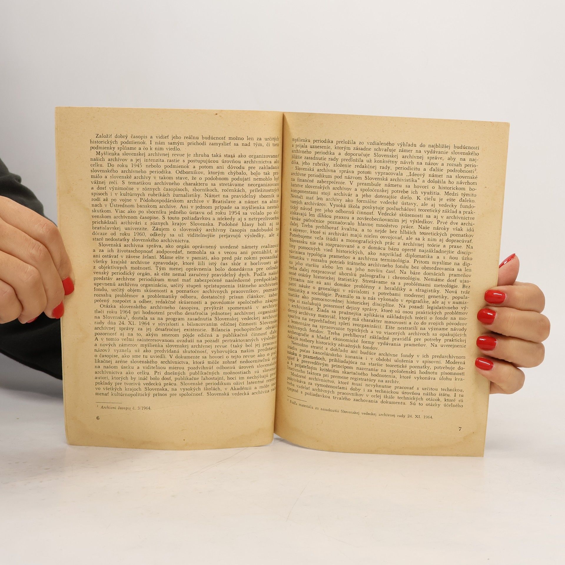 Kolektiv autorů Slovenská archivistika 1. Ročník 1966