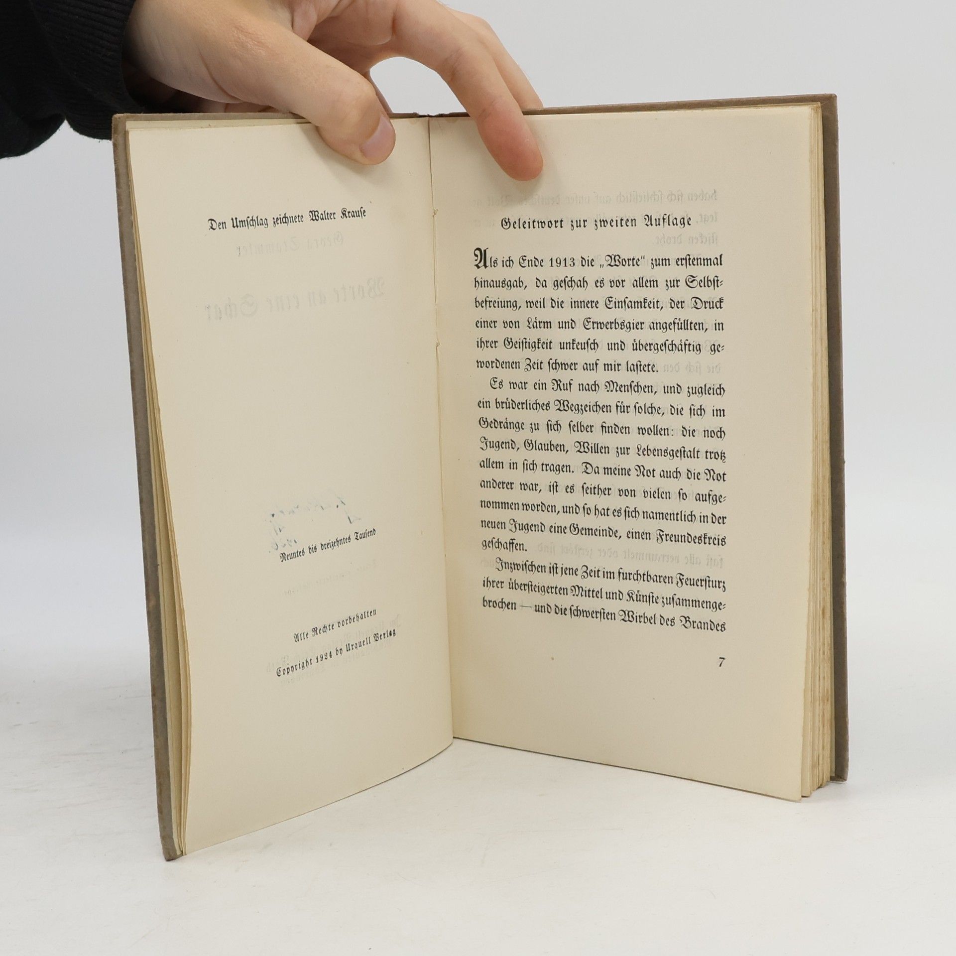 Georg Stammler Worte an eine Schar