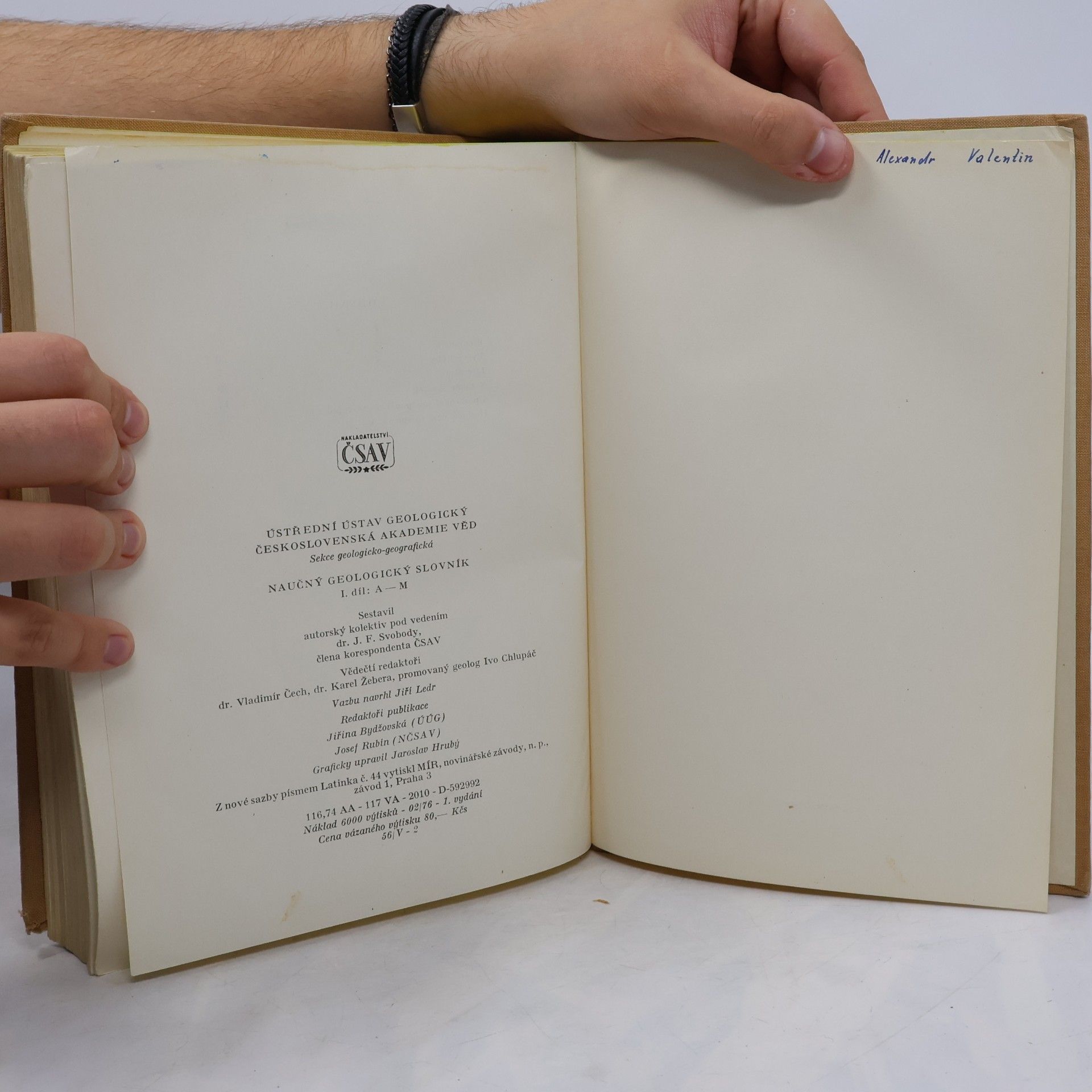 Autorenkollektiv Naučný geologický slovník A-M. 1