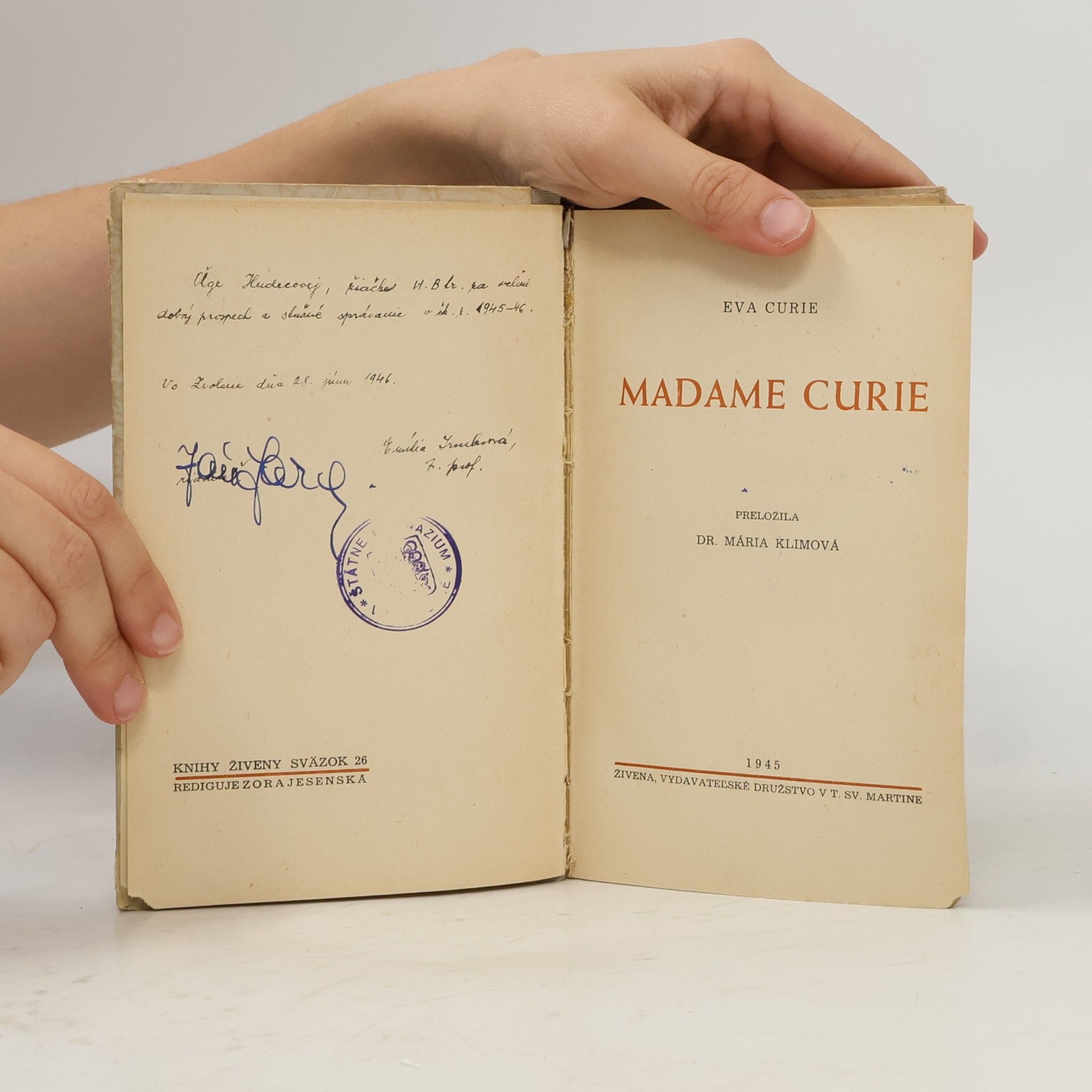 Eva Curie Madame Curie