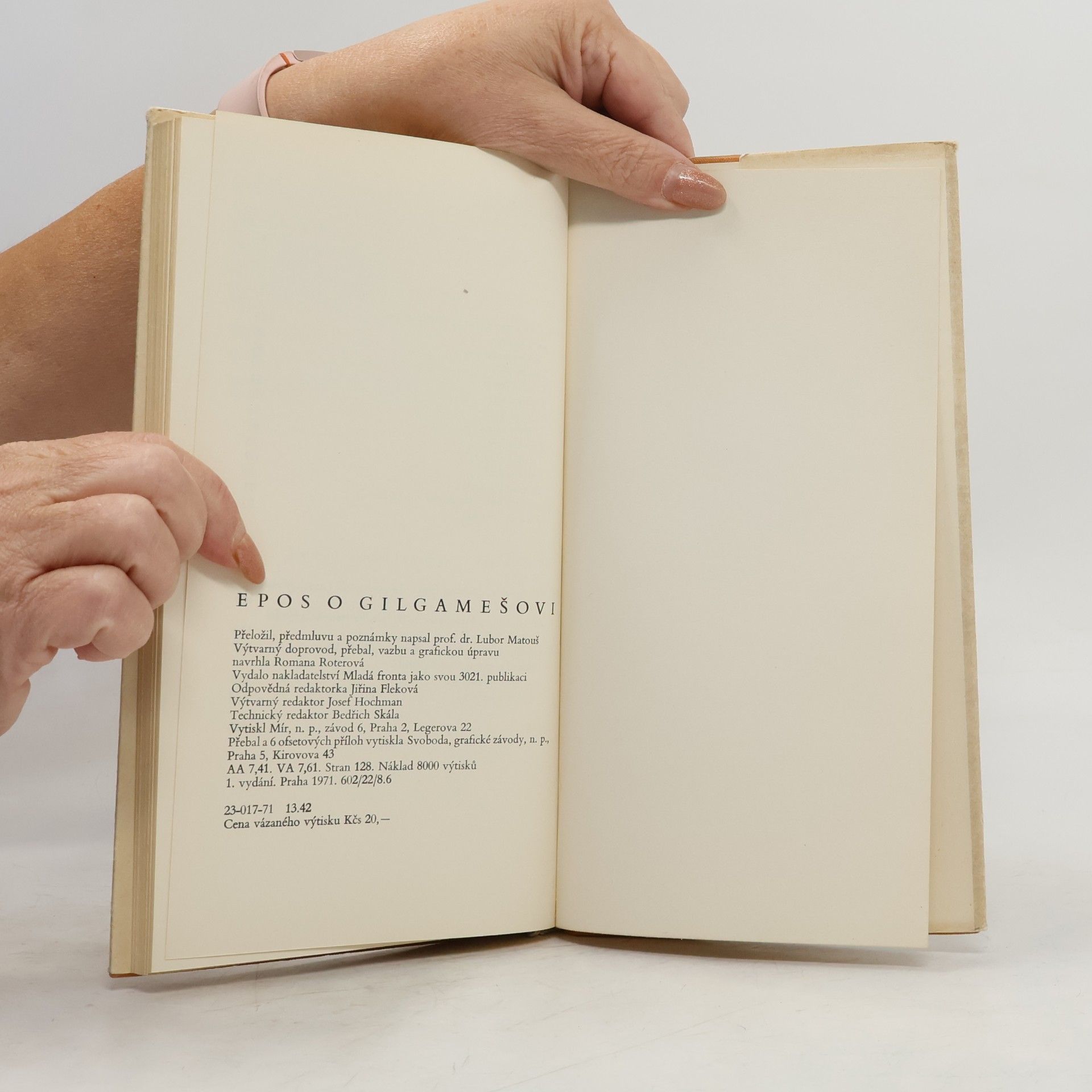 Kolektiv autorů Epos o Gilgamešovi