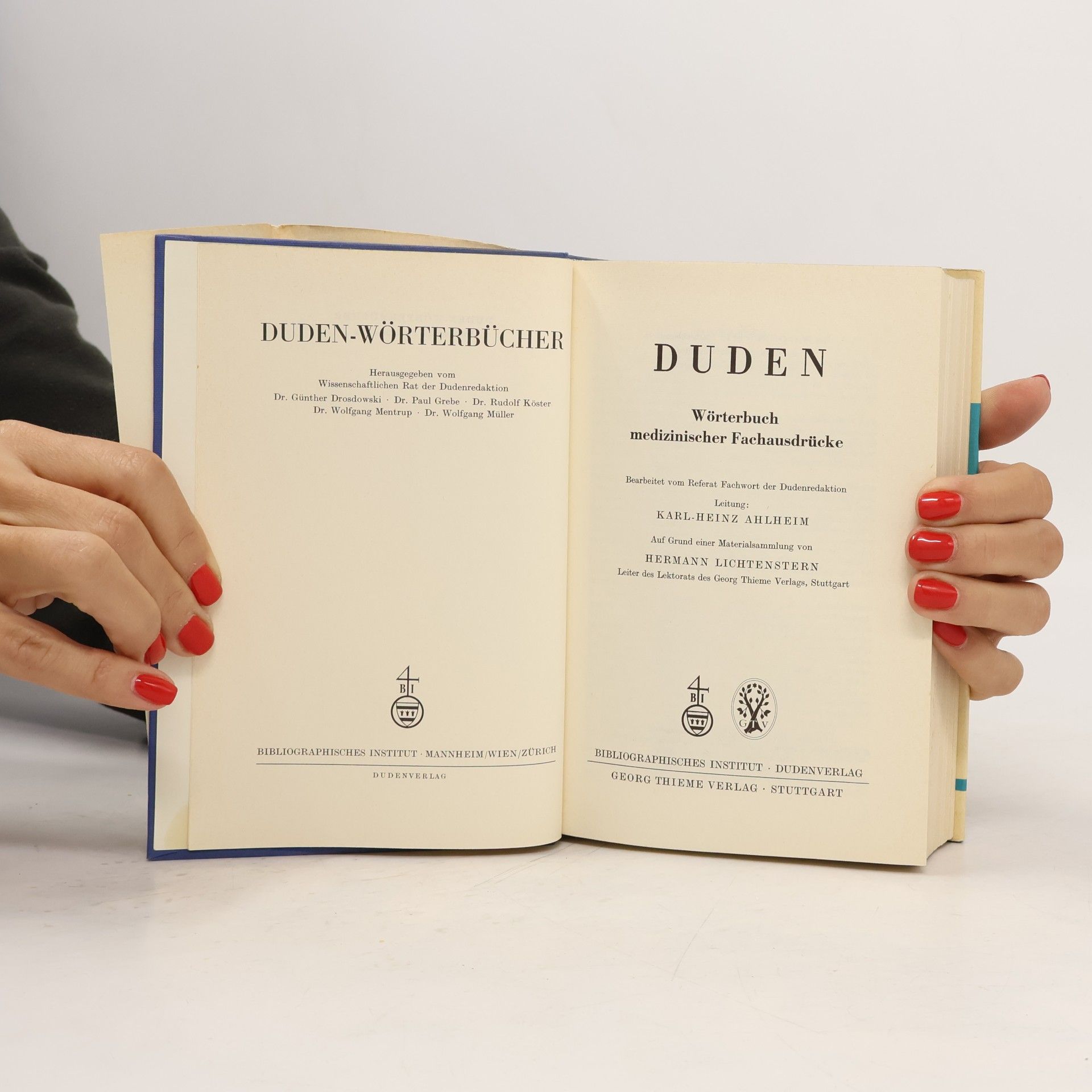 kolektiv Duden: Wörterbuch medizinischer Fachausdrücke
