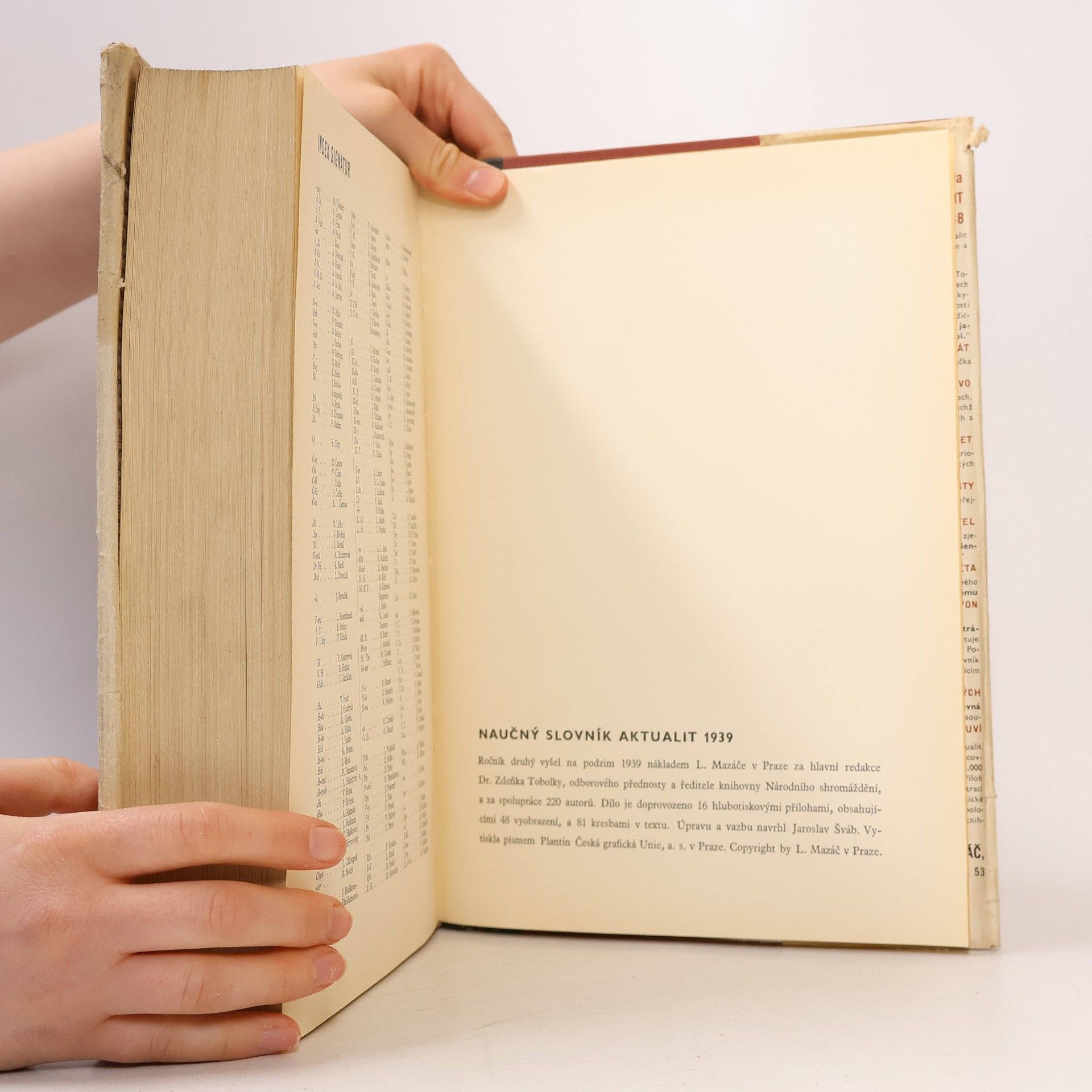 Various authors Naučný slovník aktualit 1939