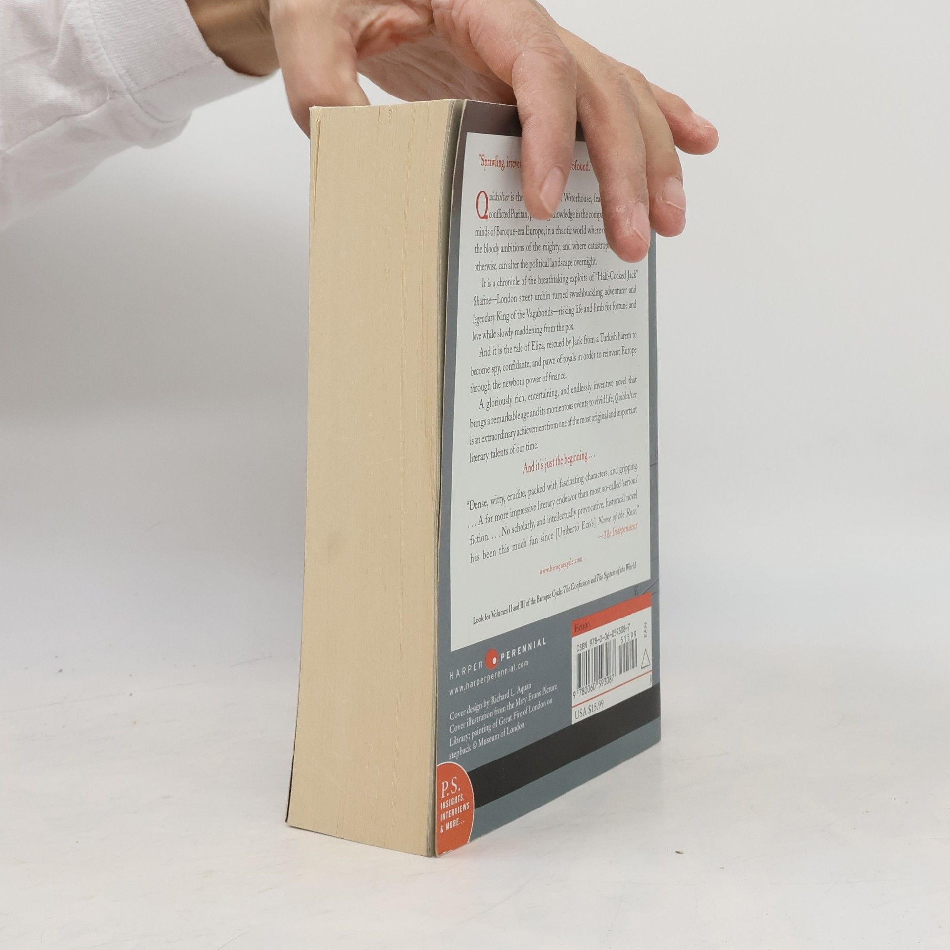 Neal Stephenson Quicksilver, English edition