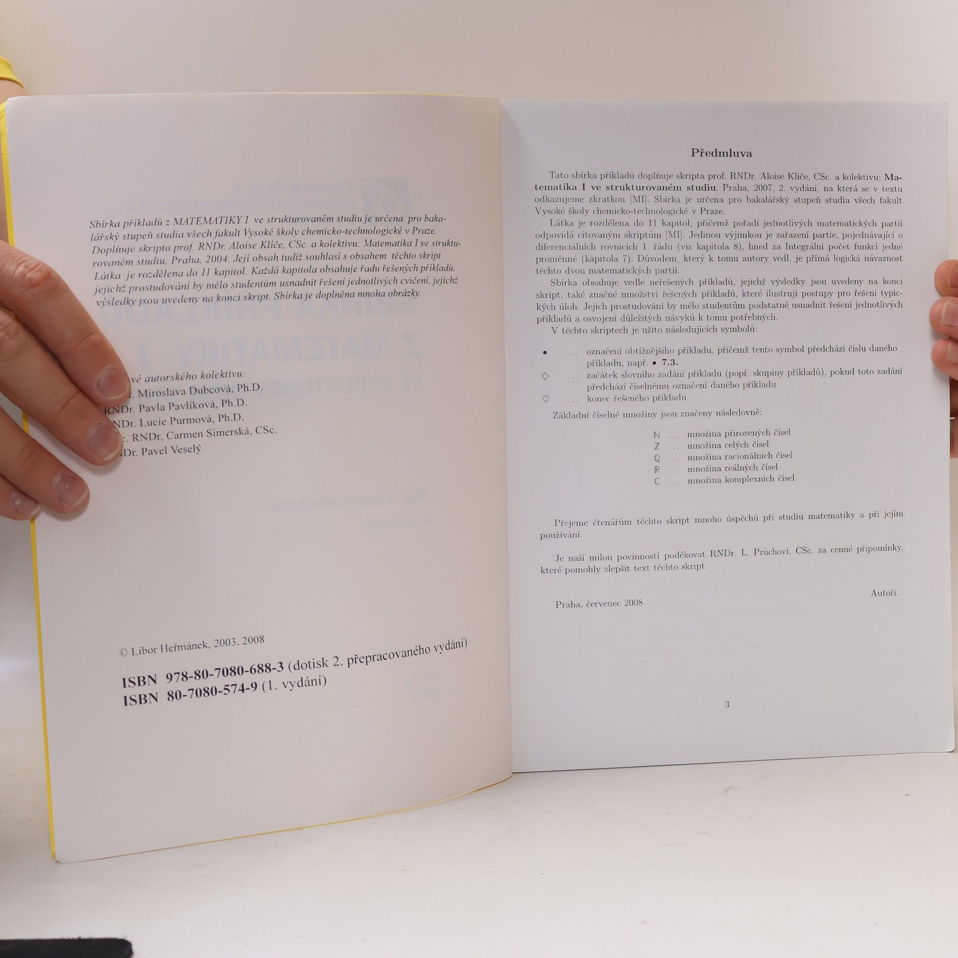 Kolektiv autorů Sbírka příkladů z matematiky I ve strukturovaném studiu