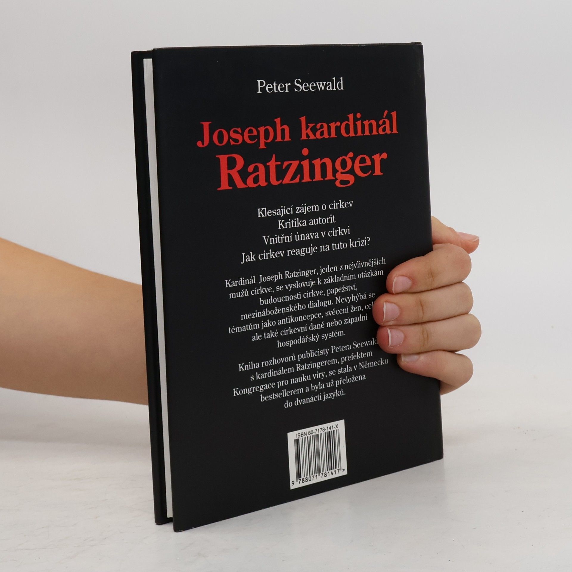Alžběta Sirovátková Joseph kardinál Ratzinger. Křesťanství na přelomu tisíciletí