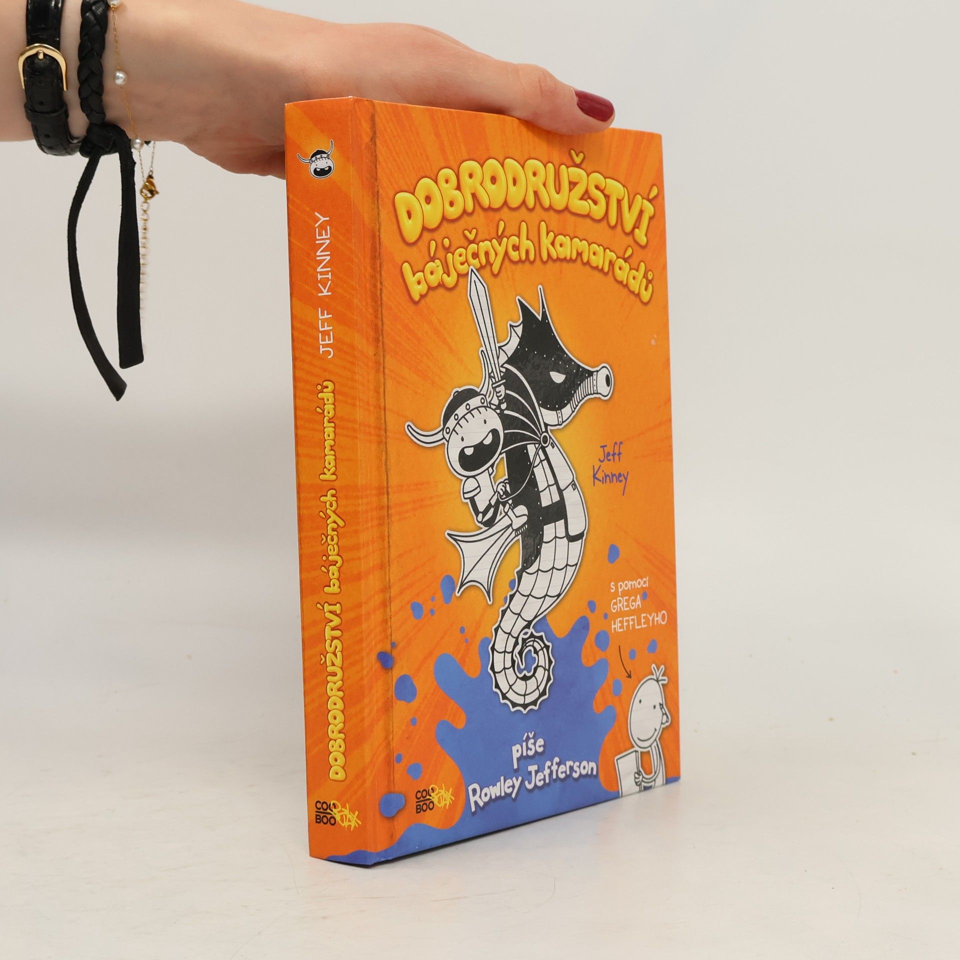 Jeff Kinney Dobrodružství báječných kamarádů. Píše Rowley Jefferson