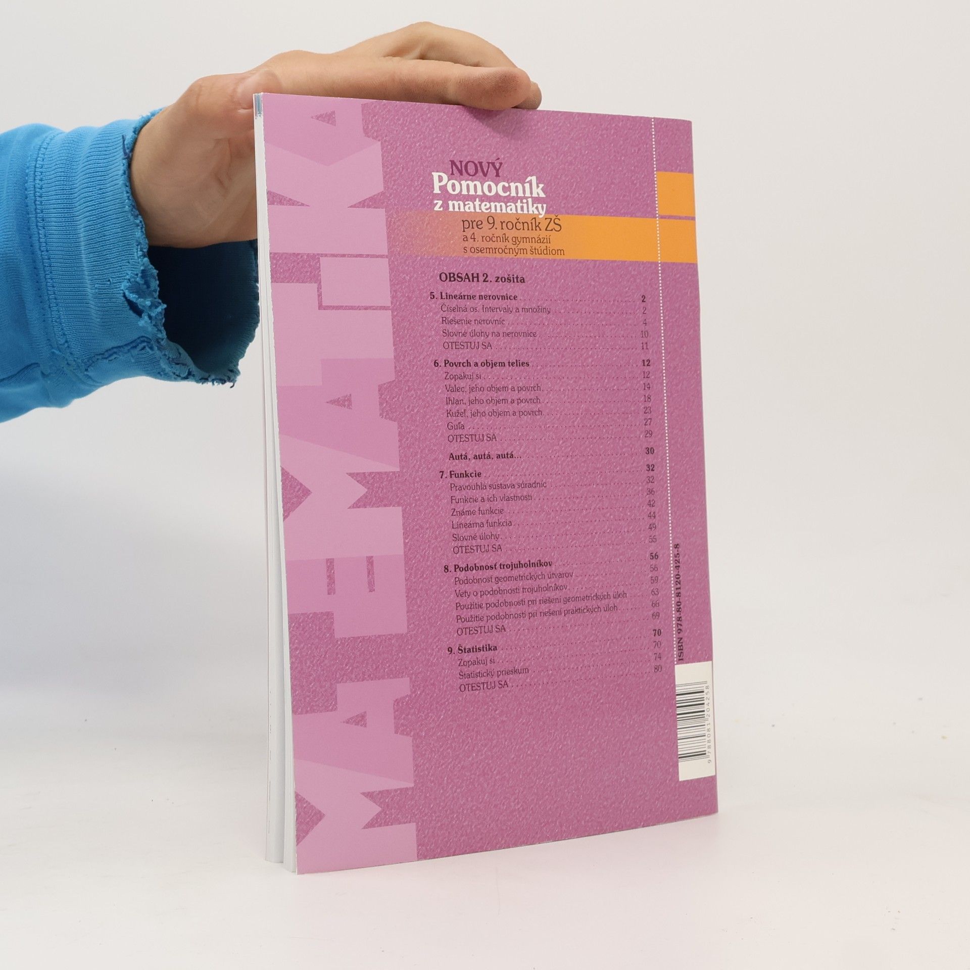 Erika Tomková Zošit pre učiteľa - Nový pomocník z matematiky 9 - 2. časť