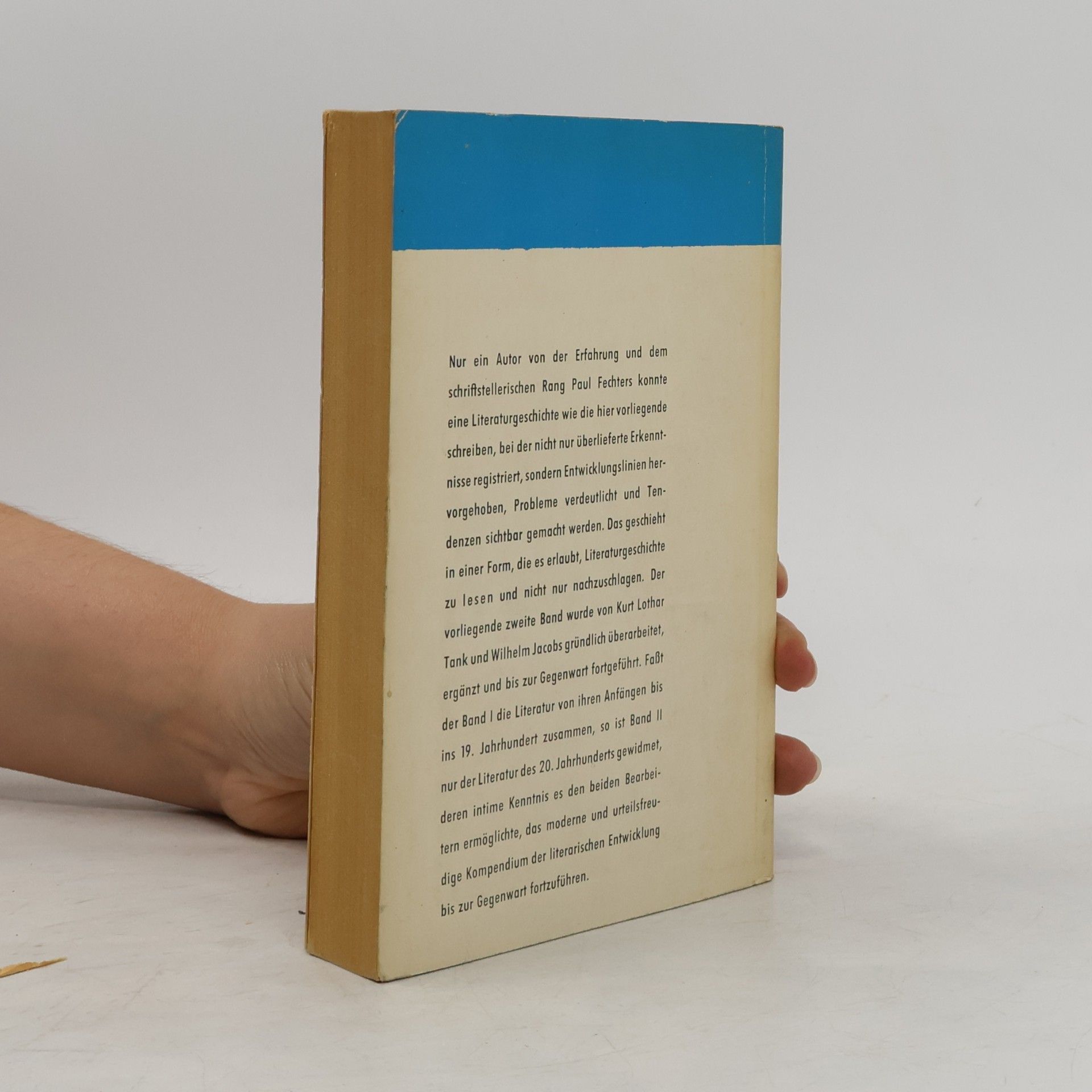 Paul Fechter Geschichte der deutschen Literatur 2