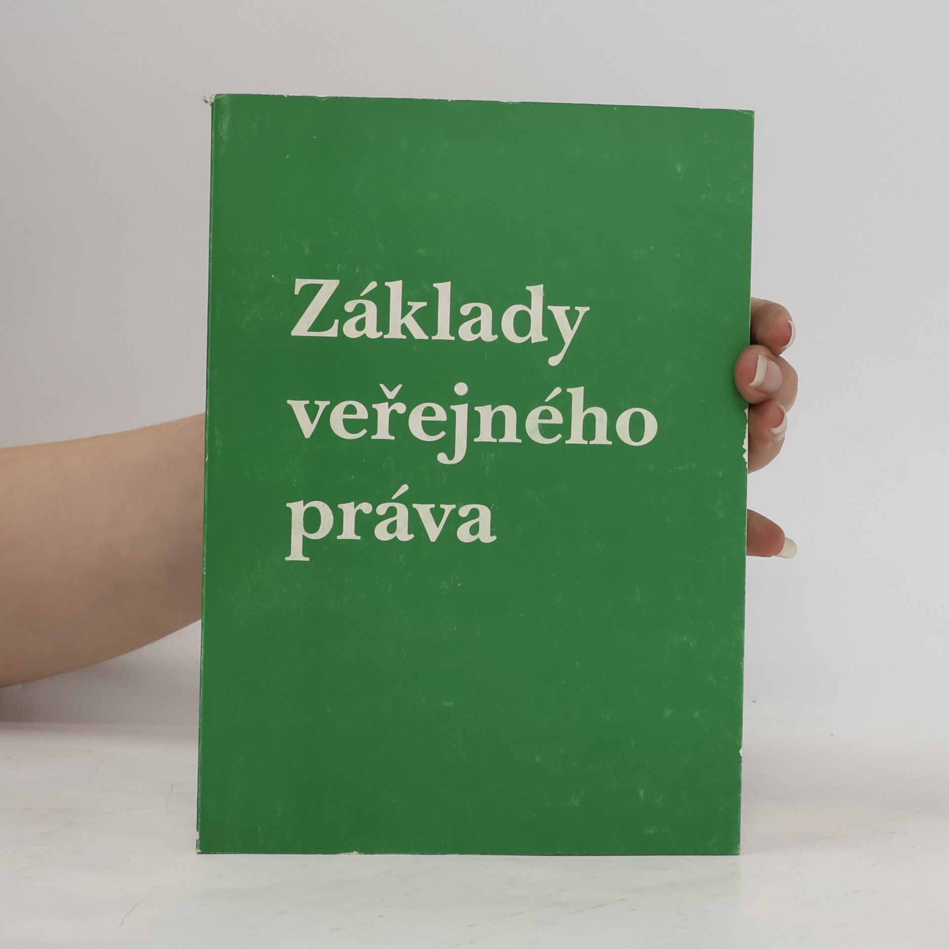 Jaromír Harvánek Základy veřejného práva