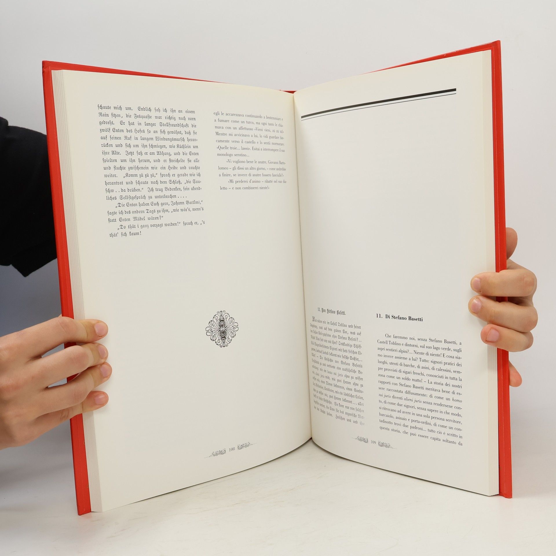 J. V. von Scheffel Gedenkbuch über stattgehabte Einlagerung auf Castell Toblino