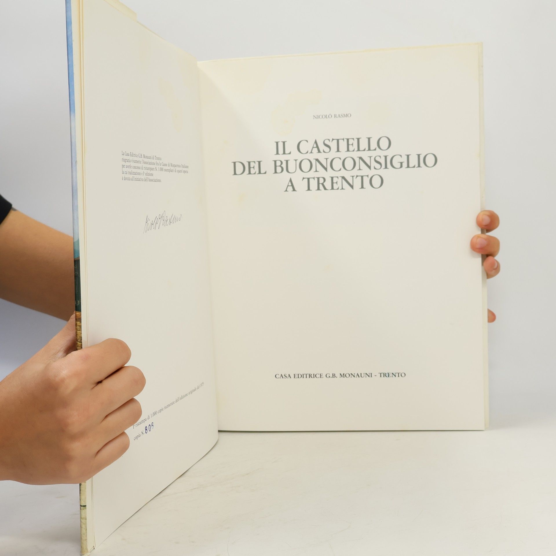 Nicolo Rasmo Il castello del Buonconsiglio a Trento