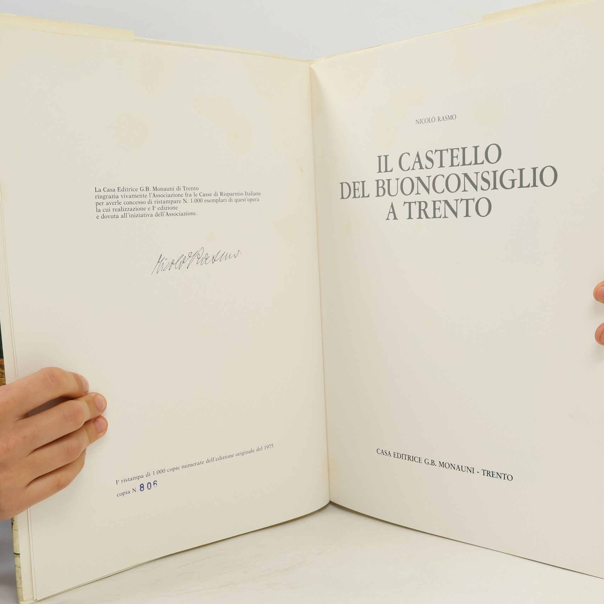Nicolo Rasmo Il castello del Buonconsiglio a Trento