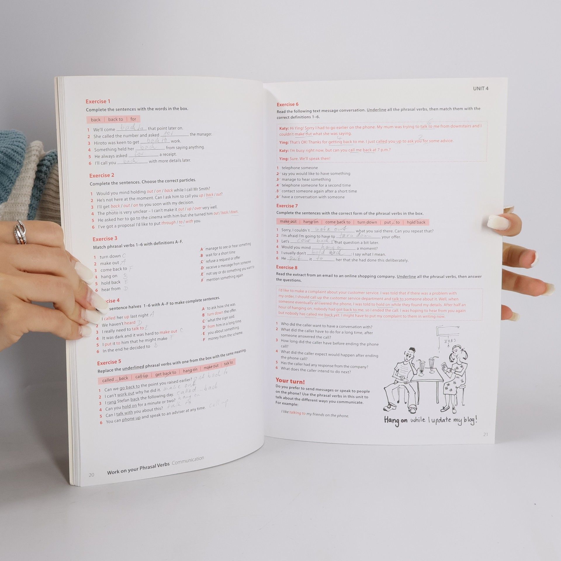 Jamie Flockhart Work on your phrasal verbs
