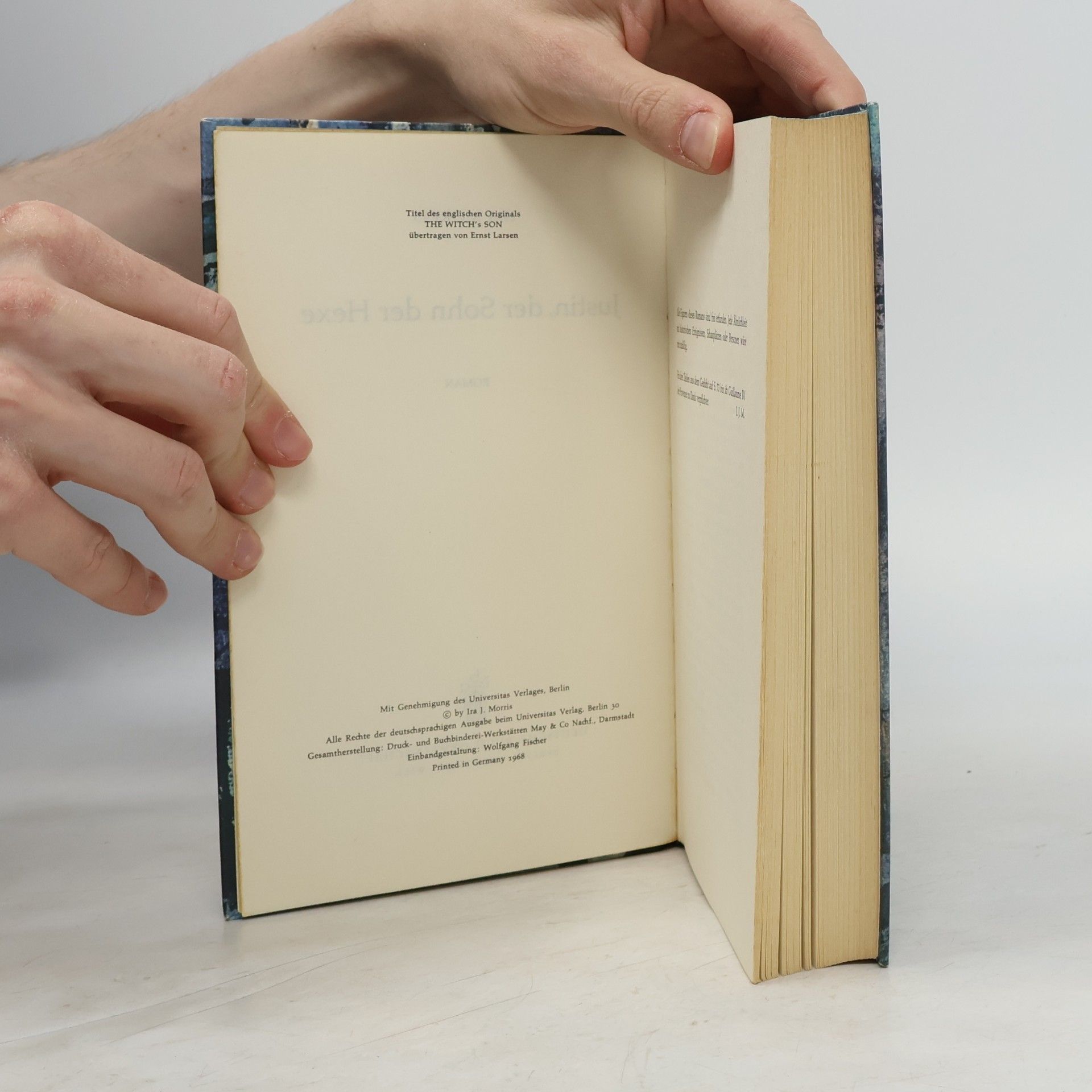 Ira J. Morris Justin, der Sohn der Hexe