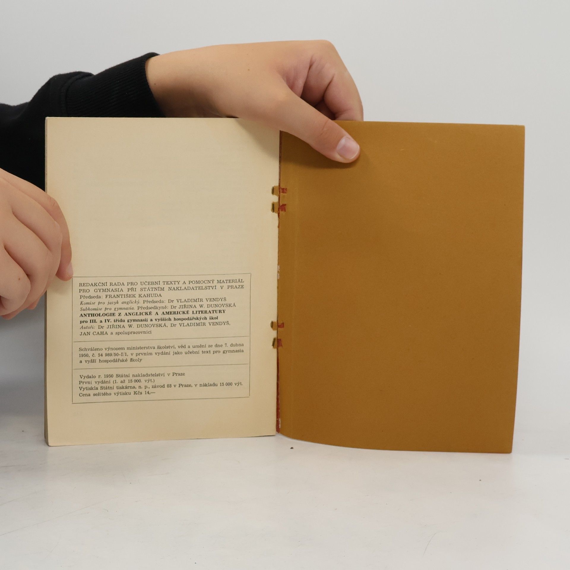 Jiřina W. Dunovská Antologie z anglické a americké literatury
