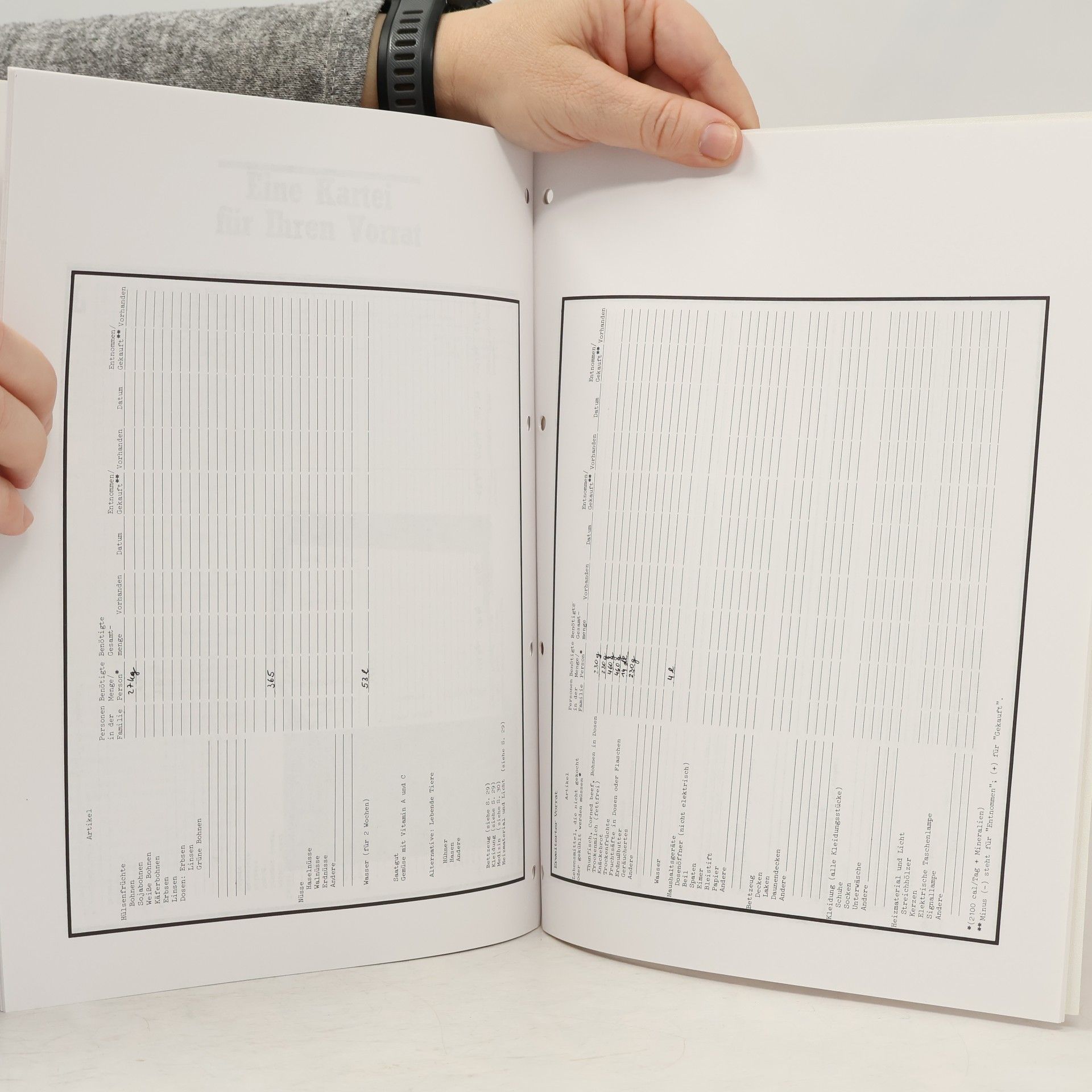 Various authors Wichtiges über eigene Herstellung und Vorratshaltung