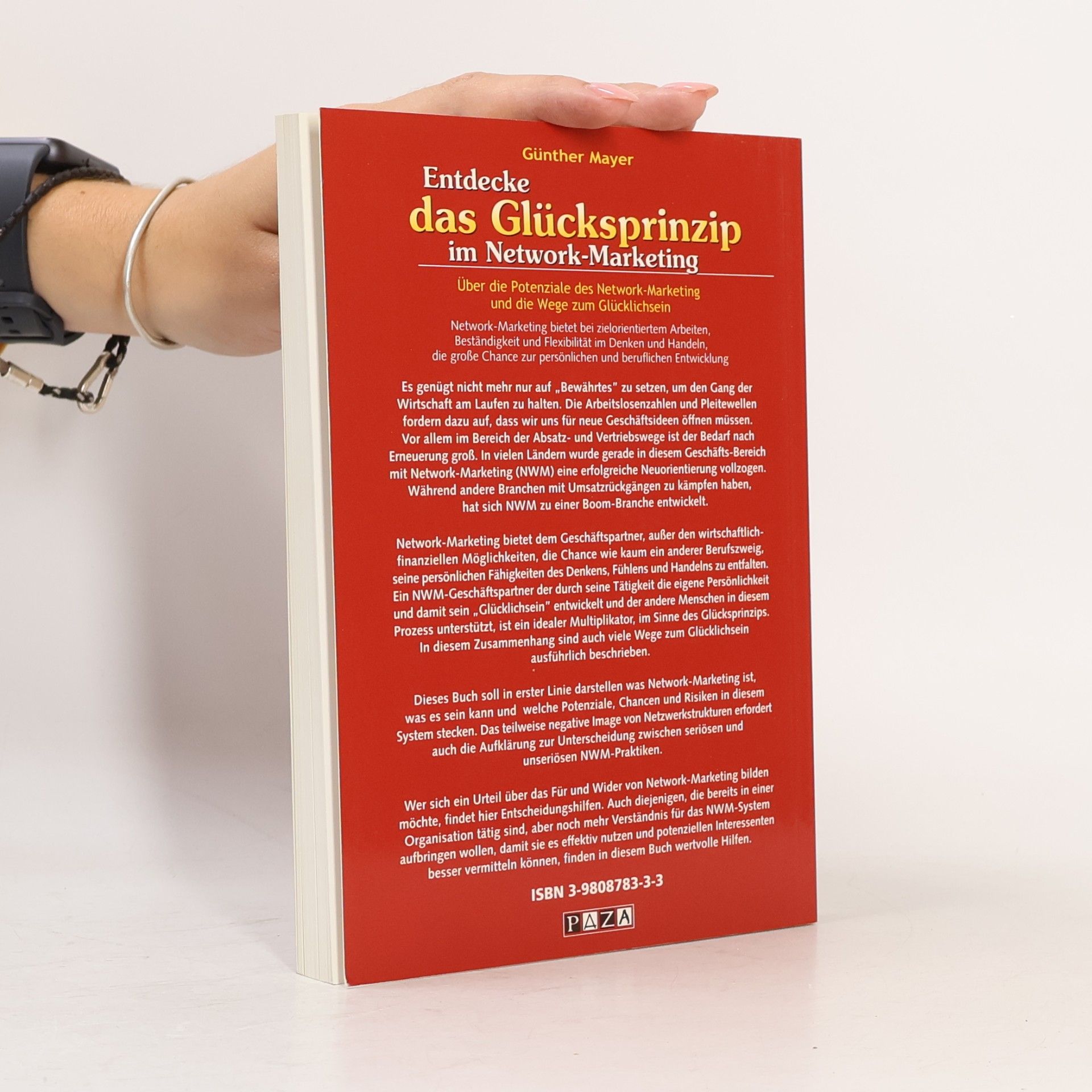Günther Mayer Entdecke das Glücksprinzip im Network-Marketing